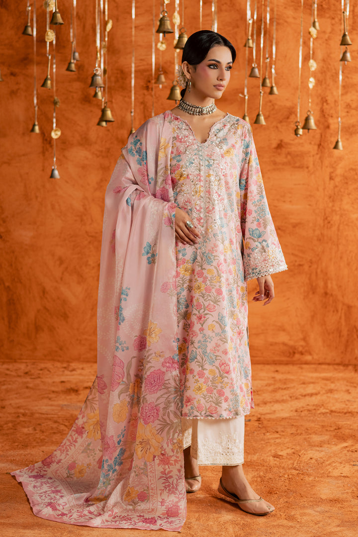  Gul 3Pc - Printed Lawn Dress BATIKEID2026  BATIK   XS / Pink / Lawn-S / Pink / Lawn-M / Pink / Lawn-L / Pink / Lawn-XL / Pink / Lawn
