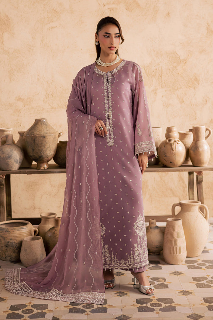  Gul e Rana 3Pc - Embroidered Festive Pret BATIKSS26  BATIK   XS / Lilac / Paper Silk-S / Lilac / Paper Silk-M / Lilac / Paper Silk-L / Lilac / Paper Silk-XL / Lilac / Paper Silk