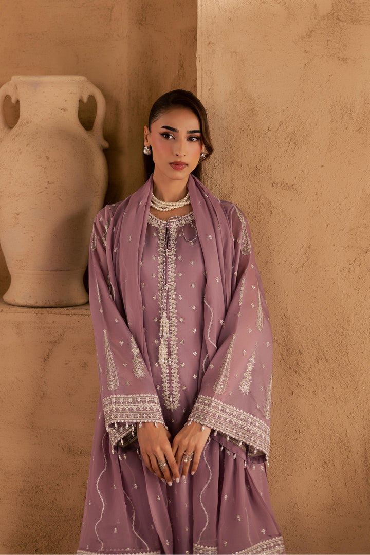  Gul e Rana 3Pc - Embroidered Festive Pret BATIKSS26  BATIK   XS / Lilac / Paper Silk-S / Lilac / Paper Silk-M / Lilac / Paper Silk-L / Lilac / Paper Silk-XL / Lilac / Paper Silk