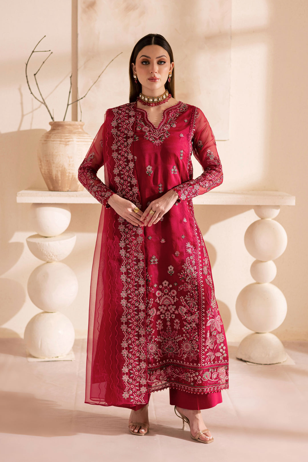  Gulshan Zara 3Pc - Embroidered Luxe Pret BATIKLuxePRET2025  BATIK   XS / Fuchsia Pink / Raw Silk & Organza-S / Fuchsia Pink / Raw Silk & Organza-M / Fuchsia Pink / Raw Silk & Organza-L / Fuchsia Pink / Raw Silk & Organza-XL / Fuchsia Pink / Raw Silk & Organza