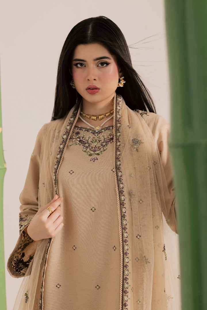  Hastings 3Pc - Embroidered Khaddar Dress BATIK WINTER PRET 2025  BATIK   XS / Beige / Khaddar-S / Beige / Khaddar-M / Beige / Khaddar-L / Beige / Khaddar-XL / Beige / Khaddar