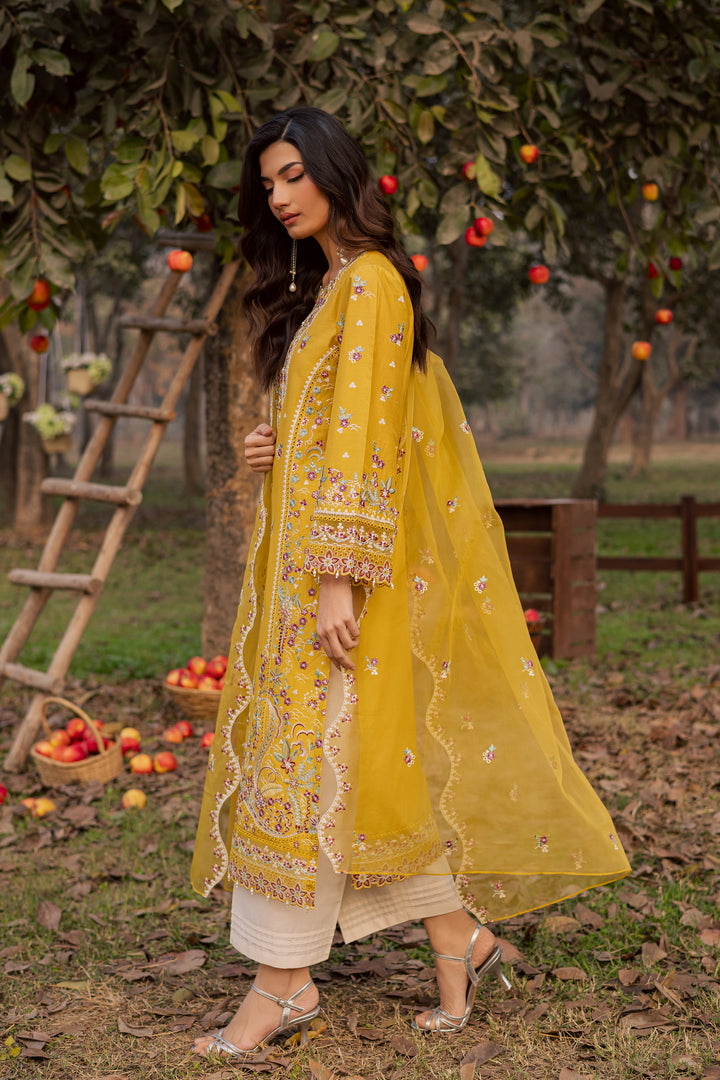 Horizon 3Pc - Festive Embroidered Lawn BATIKEID2026  BATIK   XS / Honey / Pima Lawn-S / Honey / Pima Lawn-M / Honey / Pima Lawn-L / Honey / Pima Lawn-XL / Honey / Pima Lawn