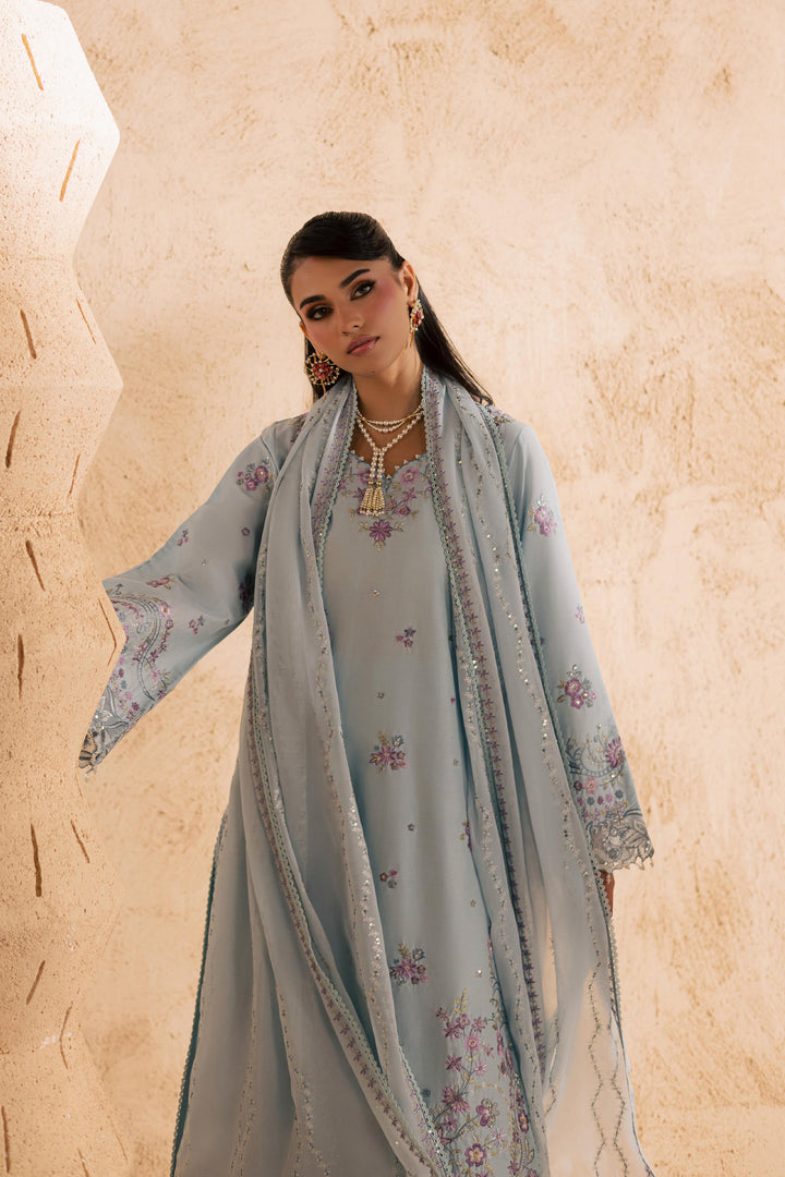  Ice 3Pc - Embroidered Festive Pret BATIKSS26  BATIK   XS / Baby Blue / Giza-S / Baby Blue / Giza-M / Baby Blue / Giza-L / Baby Blue / Giza-XL / Baby Blue / Giza