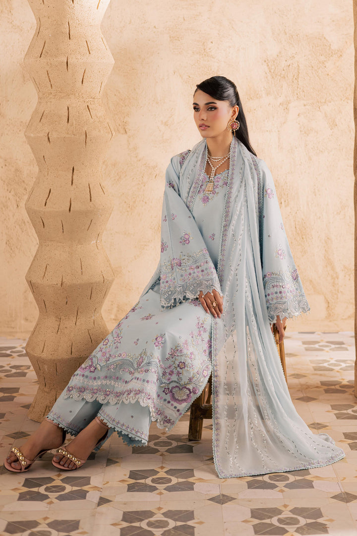  Ice 3Pc - Embroidered Festive Pret BATIKSS26  BATIK   XS / Baby Blue / Giza-S / Baby Blue / Giza-M / Baby Blue / Giza-L / Baby Blue / Giza-XL / Baby Blue / Giza