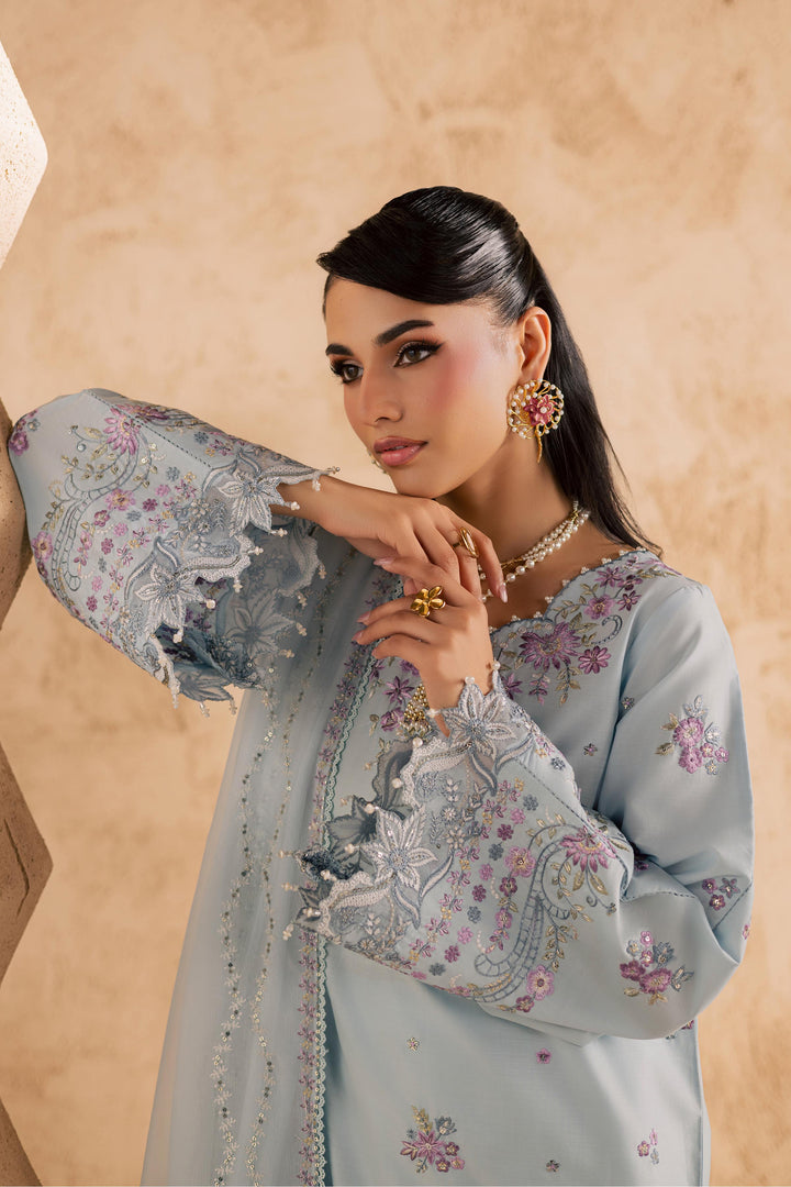  Ice 3Pc - Embroidered Festive Pret BATIKSS26  BATIK   XS / Baby Blue / Giza-S / Baby Blue / Giza-M / Baby Blue / Giza-L / Baby Blue / Giza-XL / Baby Blue / Giza