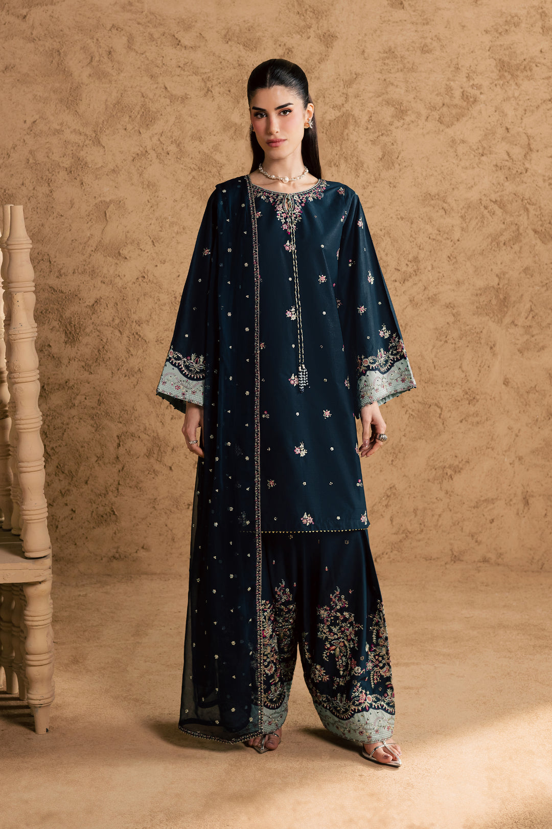  Ice Berry 3Pc - Festive Eid Pret BATIKEID2026  BATIK   XS / Blueberry Blue / Giza-S / Blueberry Blue / Giza-M / Blueberry Blue / Giza-L / Blueberry Blue / Giza-XL / Blueberry Blue / Giza