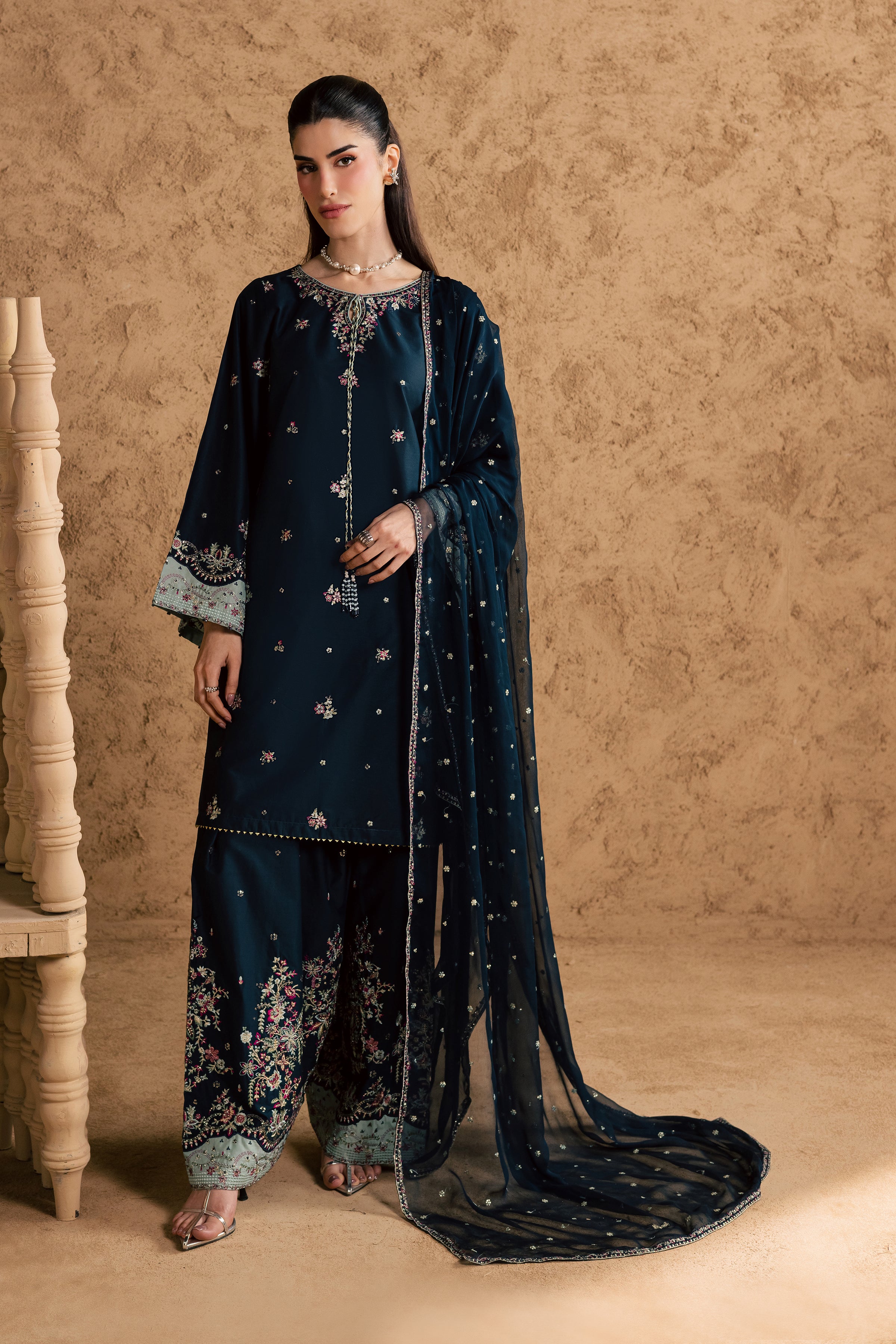  Ice Berry 3Pc - Festive Eid Pret BATIKEID2026  BATIK   XS / Blueberry Blue / Giza-S / Blueberry Blue / Giza-M / Blueberry Blue / Giza-L / Blueberry Blue / Giza-XL / Blueberry Blue / Giza