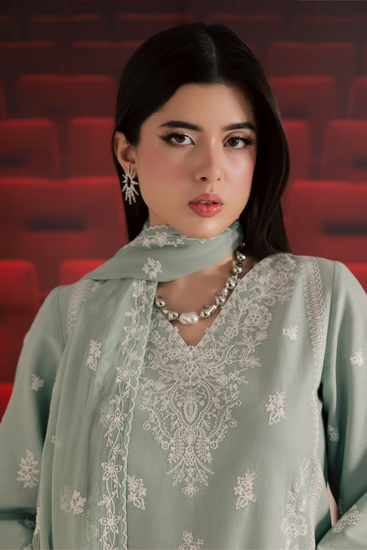  Ice Charm 3Pc - Embroidered Khaddar Dress BATIK WINTER PRET 2025  BATIK   XS / Ice Blue / Khaddar-S / Ice Blue / Khaddar-M / Ice Blue / Khaddar-L / Ice Blue / Khaddar-XL / Ice Blue / Khaddar