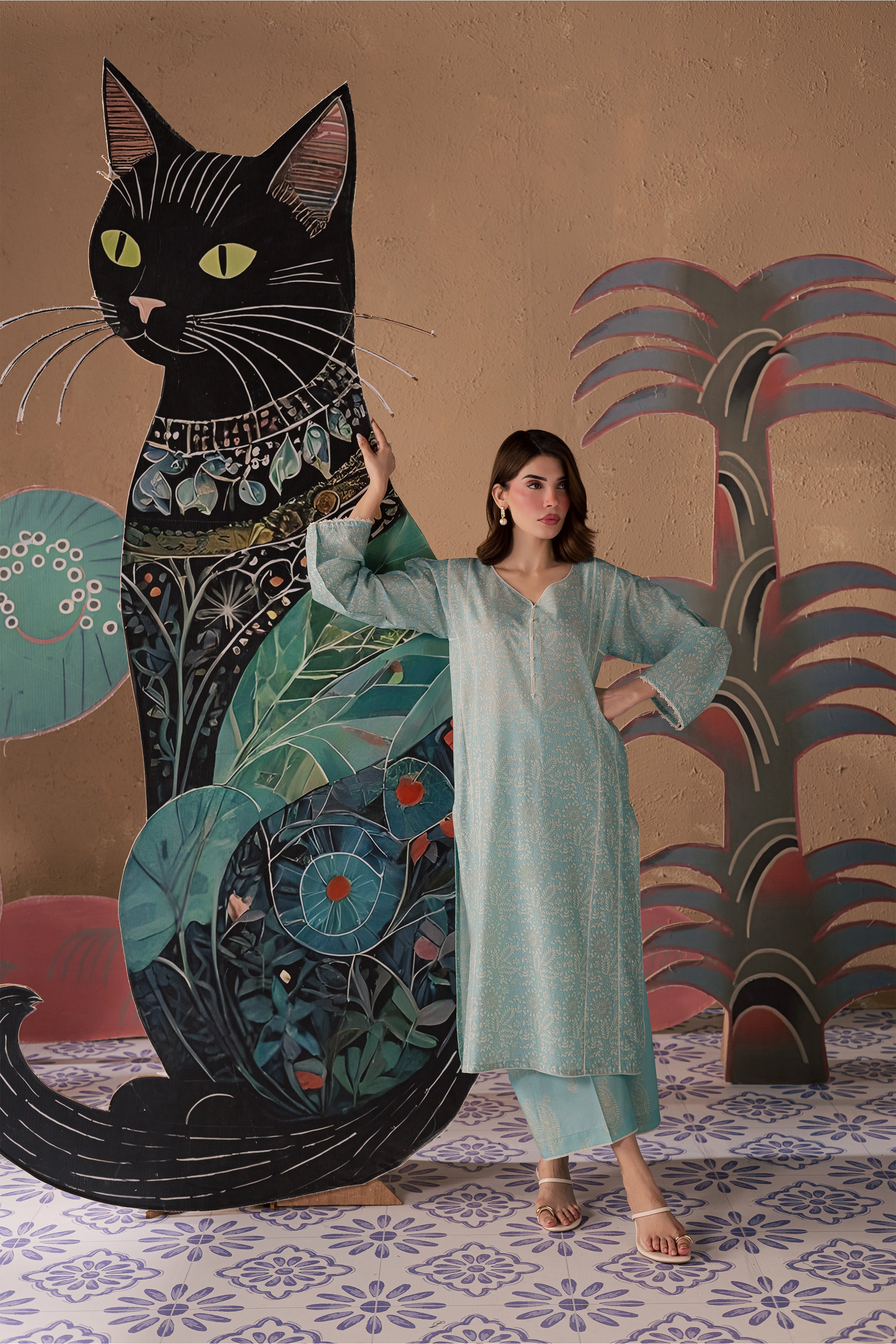  Ice Crush 2Pc - Printed Lawn Dress BATIKSS26  BATIK   XS / Ice Blue / Lawn-S / Ice Blue / Lawn-M / Ice Blue / Lawn-L / Ice Blue / Lawn-XL / Ice Blue / Lawn