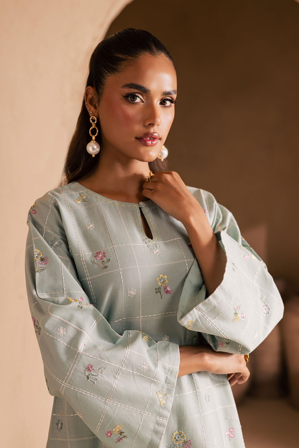  Ice Snow 2Pc - Embroidered Khaddar Dress BATIK WINTER PRET 2025  BATIK   XS / Ice Blue / Khaddar-S / Ice Blue / Khaddar-M / Ice Blue / Khaddar-L / Ice Blue / Khaddar-XL / Ice Blue / Khaddar