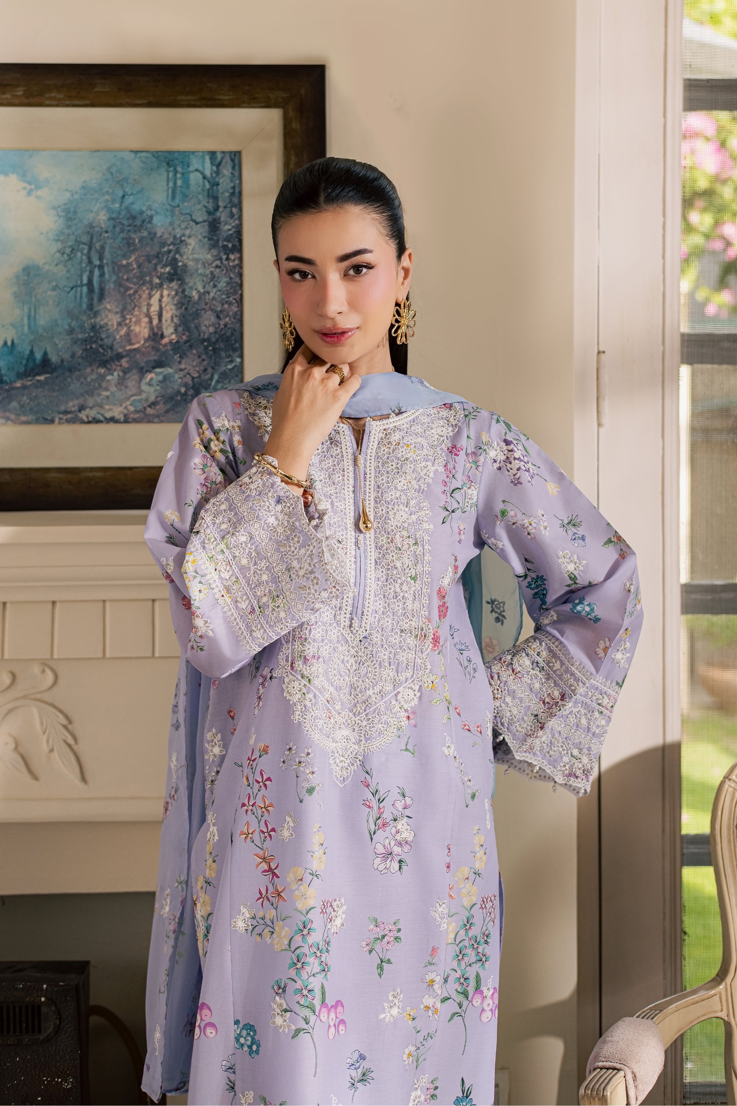  Ira 3Pc - Luxury Embroidered Lawn BATIKSS26  BATIK   XS / Blue / Lawn-S / Blue / Lawn-M / Blue / Lawn-L / Blue / Lawn-XL / Blue / Lawn