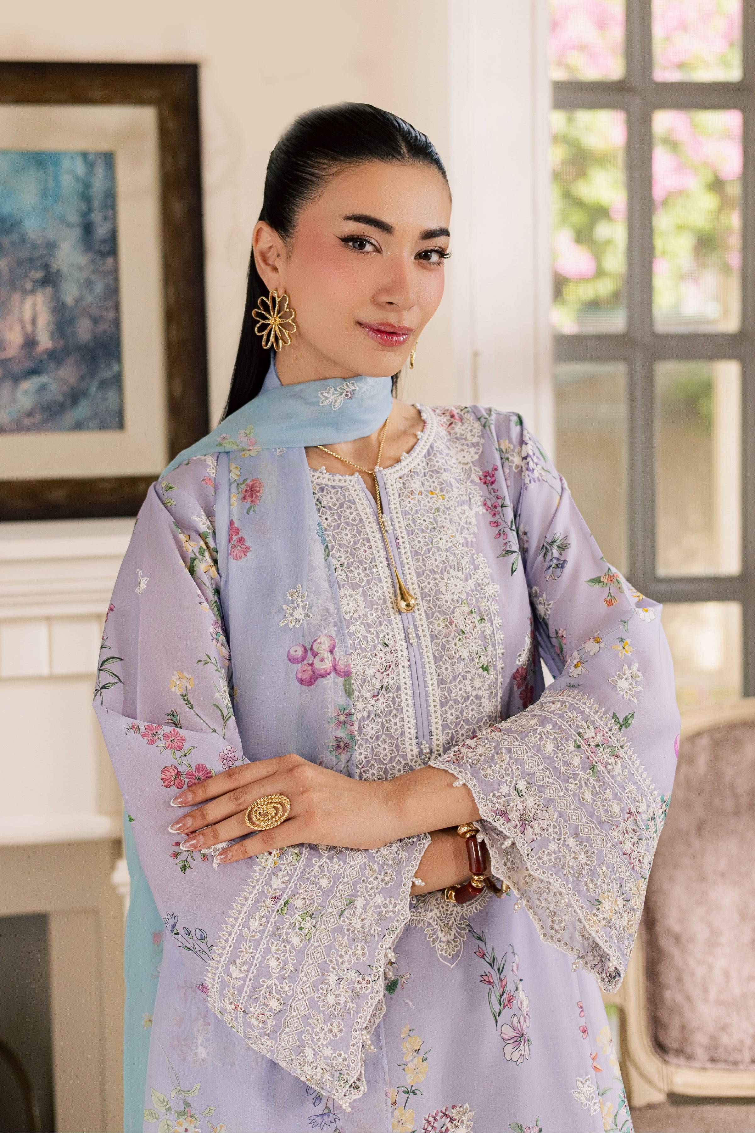  Ira 3Pc - Luxury Embroidered Lawn BATIKSS26  BATIK   XS / Blue / Lawn-S / Blue / Lawn-M / Blue / Lawn-L / Blue / Lawn-XL / Blue / Lawn