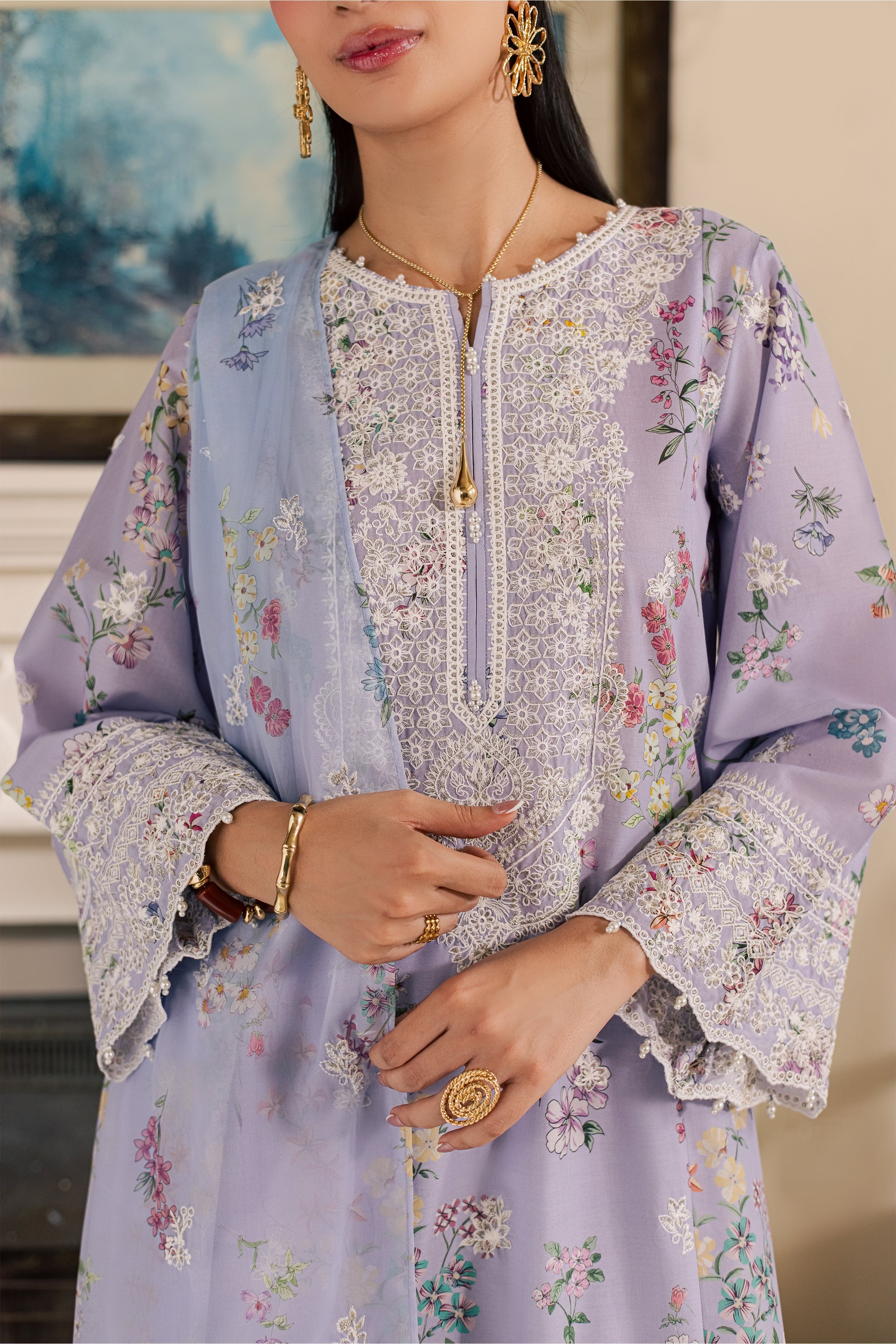  Ira 3Pc - Luxury Embroidered Lawn BATIKSS26  BATIK   XS / Blue / Lawn-S / Blue / Lawn-M / Blue / Lawn-L / Blue / Lawn-XL / Blue / Lawn