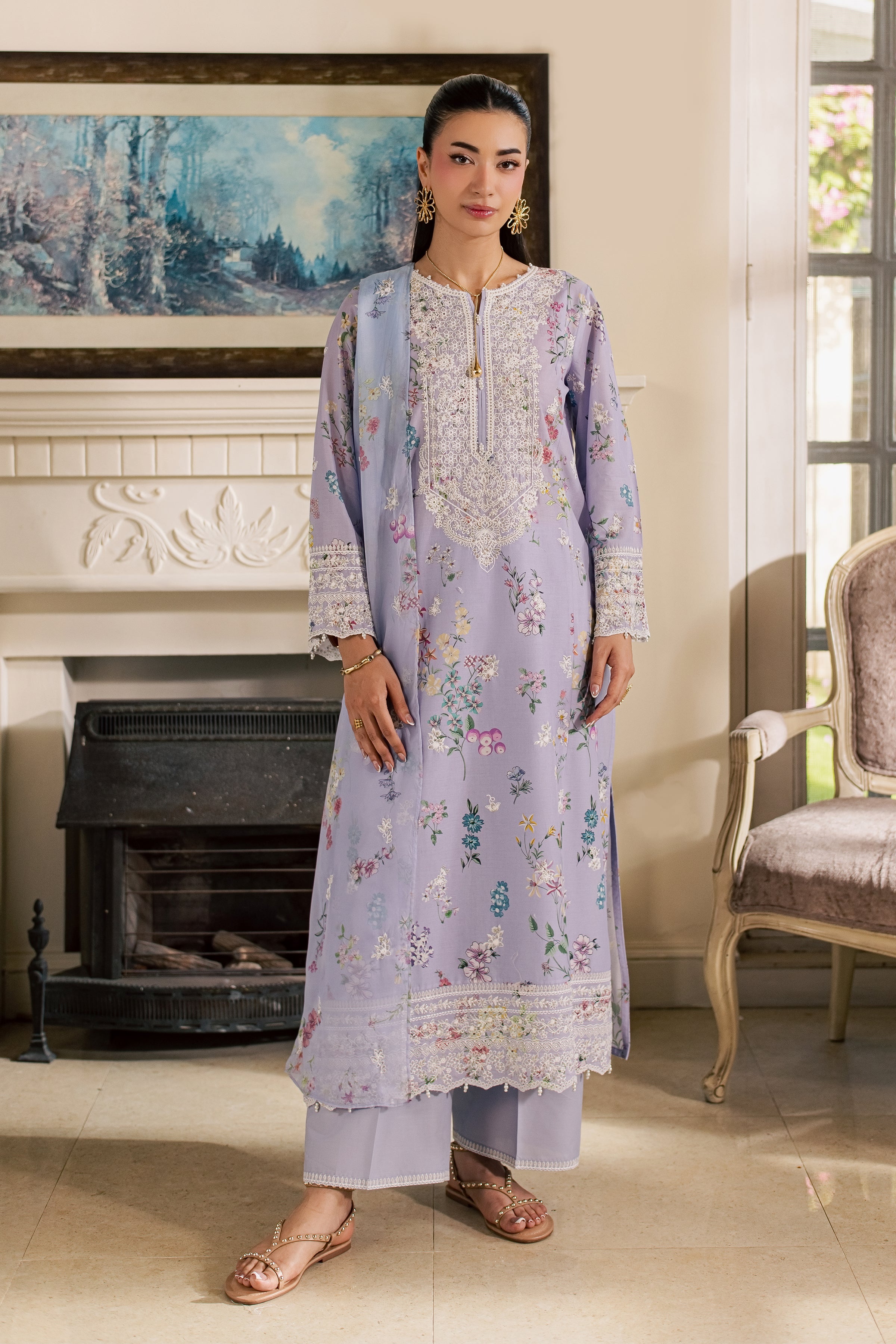 Ira 3Pc - Luxury Embroidered Lawn BATIKSS26  BATIK   XS / Blue / Lawn-S / Blue / Lawn-M / Blue / Lawn-L / Blue / Lawn-XL / Blue / Lawn