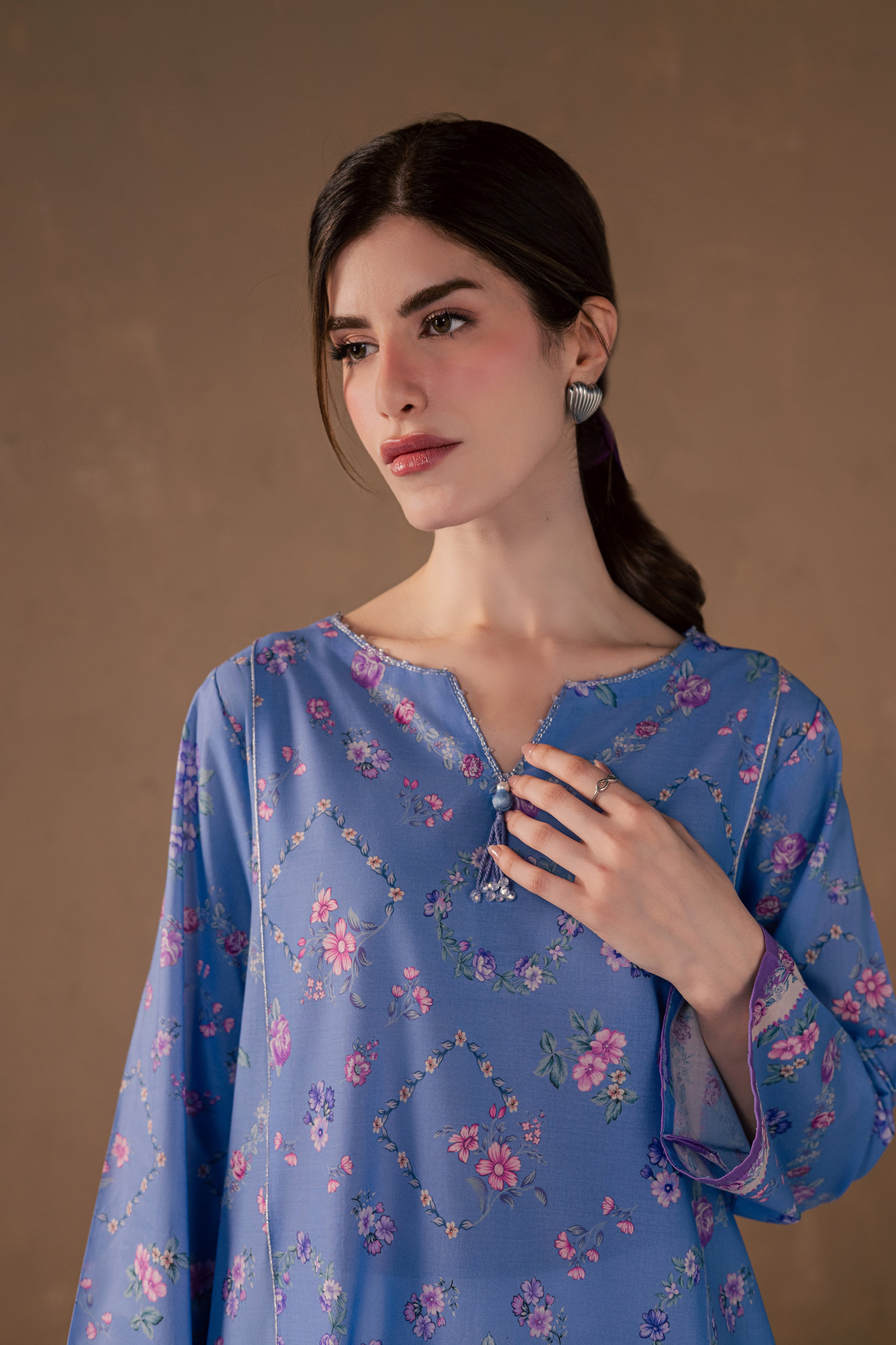  Iris Mel 2Pc - Printed Lawn Dress BATIKSS26  BATIK   XS / Blue / Lawn-S / Blue / Lawn-M / Blue / Lawn-L / Blue / Lawn-XL / Blue / Lawn