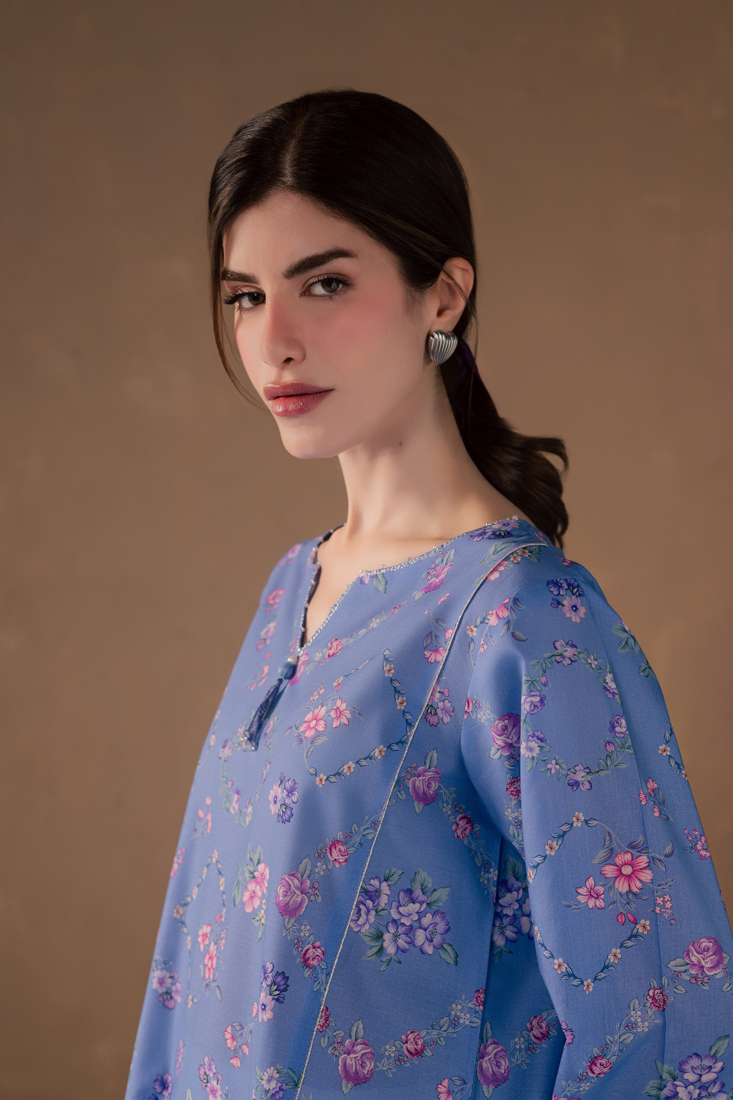  Iris Mel 2Pc - Printed Lawn Dress BATIKSS26  BATIK   XS / Blue / Lawn-S / Blue / Lawn-M / Blue / Lawn-L / Blue / Lawn-XL / Blue / Lawn