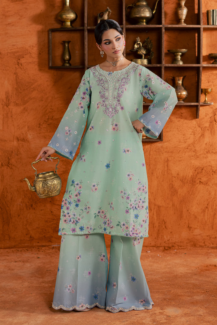  Ivoria 2Pc - Printed Lawn Dress BATIKEID2026  BATIK   XS / Sea Green / Lawn-S / Sea Green / Lawn-M / Sea Green / Lawn-L / Sea Green / Lawn-XL / Sea Green / Lawn