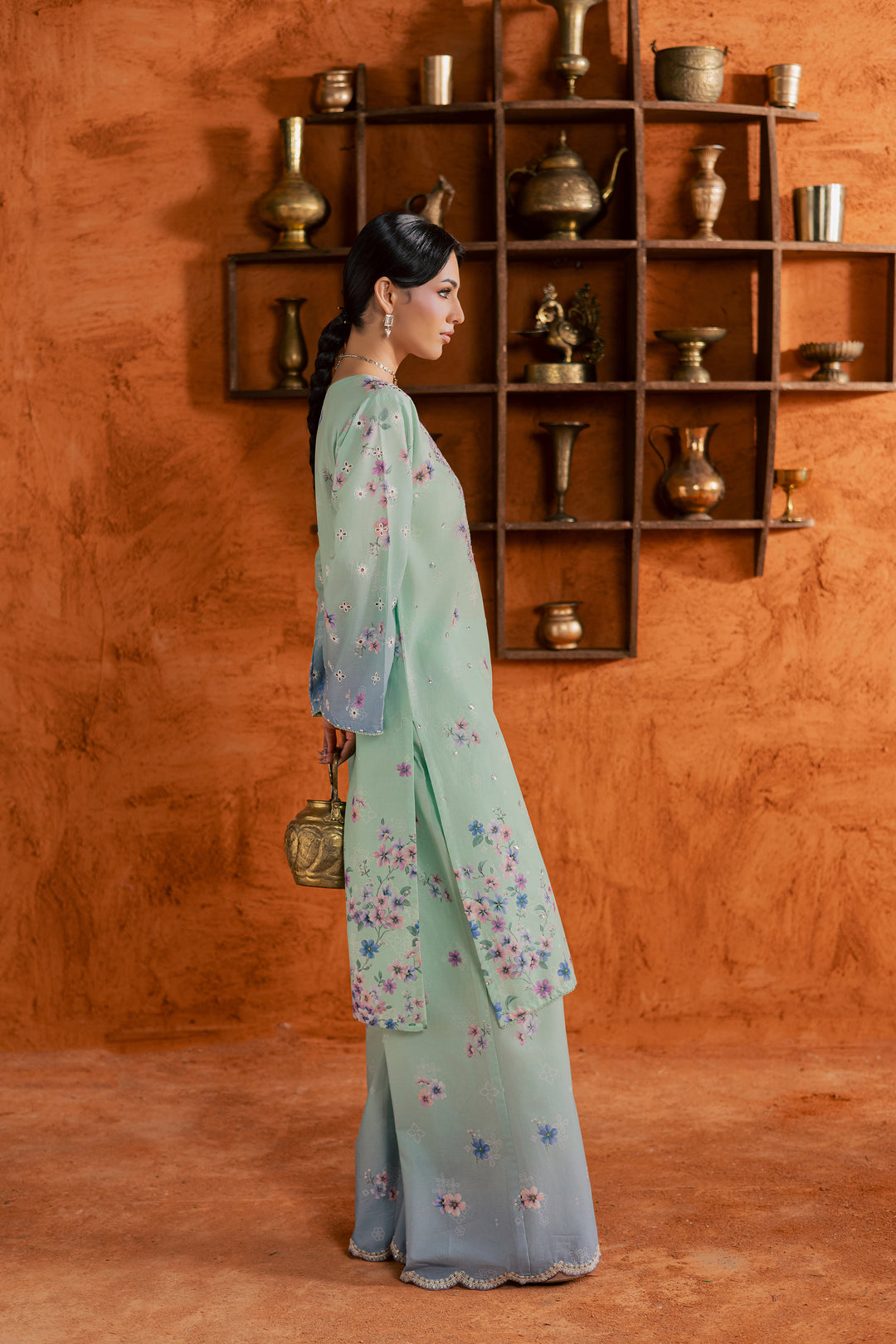  Ivoria 2Pc - Printed Lawn Dress BATIKEID2026  BATIK   XS / Sea Green / Lawn-S / Sea Green / Lawn-M / Sea Green / Lawn-L / Sea Green / Lawn-XL / Sea Green / Lawn