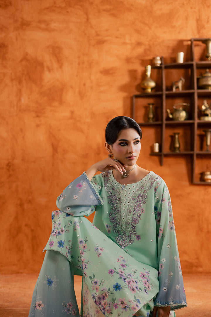  Ivoria 2Pc - Printed Lawn Dress BATIKEID2026  BATIK   XS / Sea Green / Lawn-S / Sea Green / Lawn-M / Sea Green / Lawn-L / Sea Green / Lawn-XL / Sea Green / Lawn