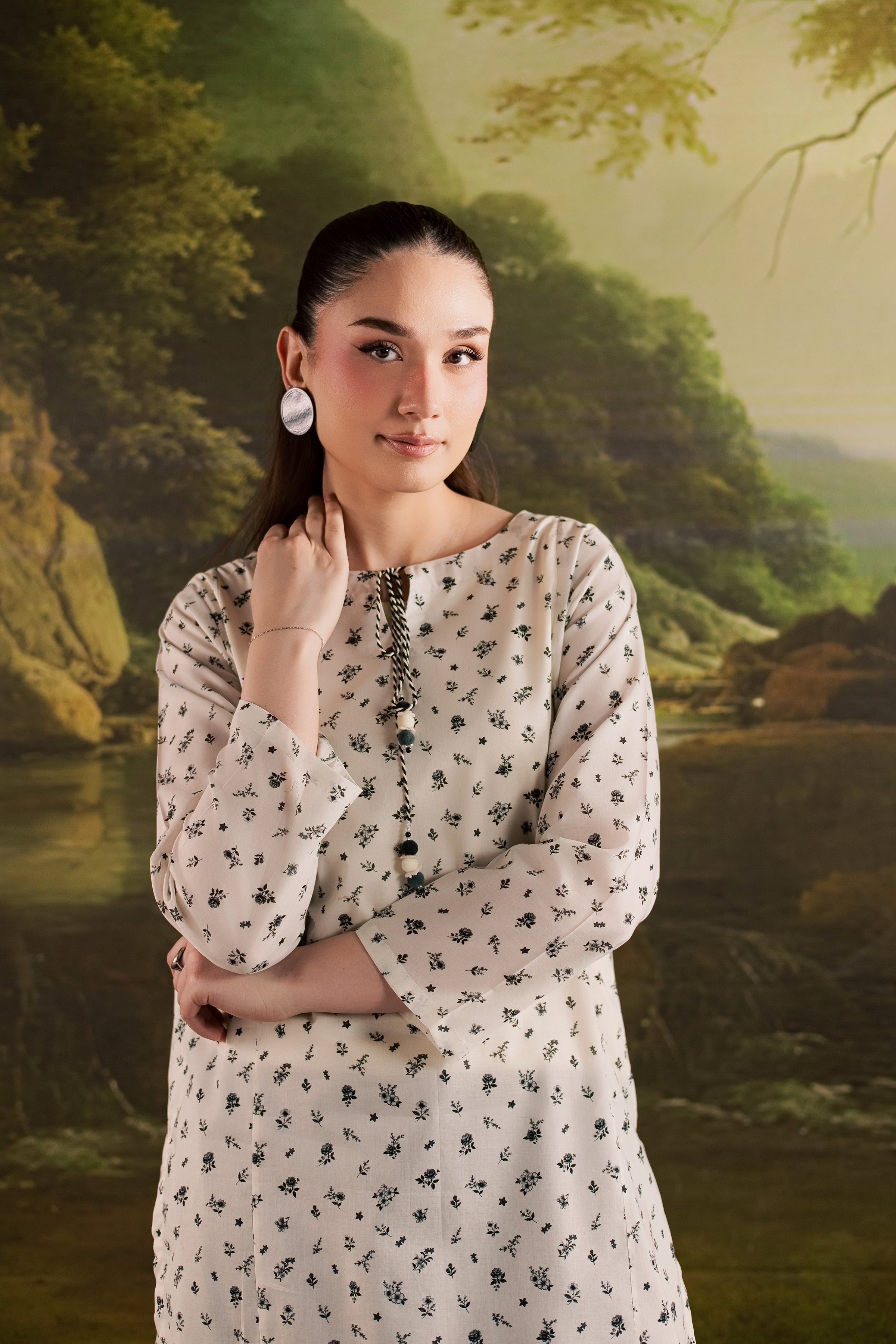  Jett 2Pc - Printed Lawn Dress BATIKSS26  BATIK   XS / Off White / Lawn-S / Off White / Lawn-M / Off White / Lawn-L / Off White / Lawn-XL / Off White / Lawn