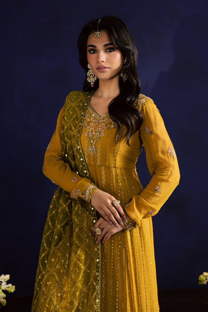  Jewel Sage 3Pc - Wedding Formal Dress BATIKSTUDIO2025  BATIK   S / Mustard / Chiffon-M / Mustard / Chiffon-L / Mustard / Chiffon