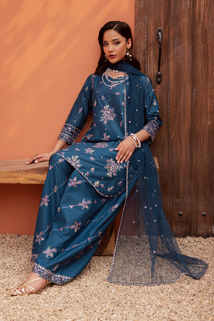  Jheel 3Pc - Festive Embroidered Lawn BATIKEID2026  BATIK   XS / Prussian Blue / Pima Lawn-S / Prussian Blue / Pima Lawn-M / Prussian Blue / Pima Lawn-L / Prussian Blue / Pima Lawn-XL / Prussian Blue / Pima Lawn