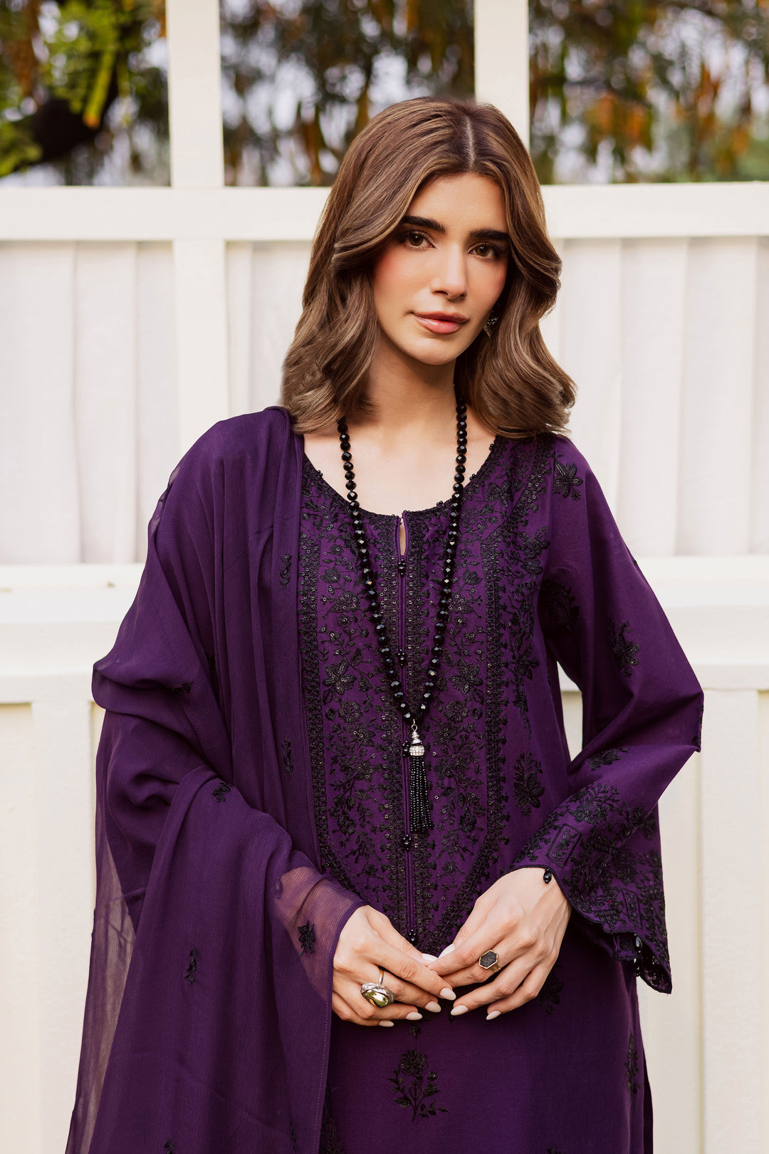  Jimmy 3Pc - Embroidered Khaddar Dress BATIK WINTER PRET 2025  BATIK   XS / Purple / Khaddar-S / Purple / Khaddar-M / Purple / Khaddar-L / Purple / Khaddar-XL / Purple / Khaddar