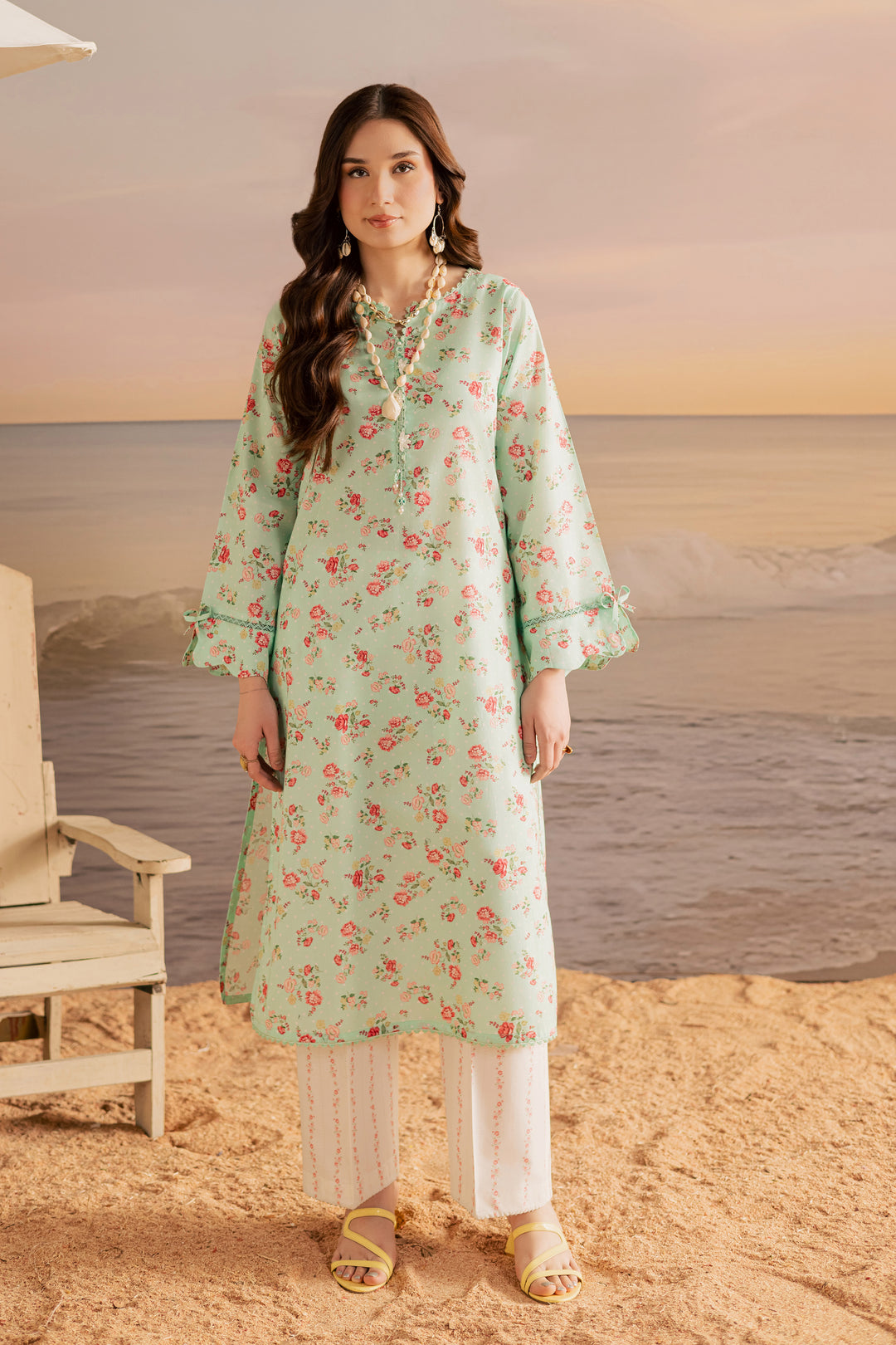  Joanna 2Pc - Printed Lawn Dress BATIKSS26  BATIK   XS / Green / Lawn-S / Green / Lawn-M / Green / Lawn-L / Green / Lawn-XL / Green / Lawn