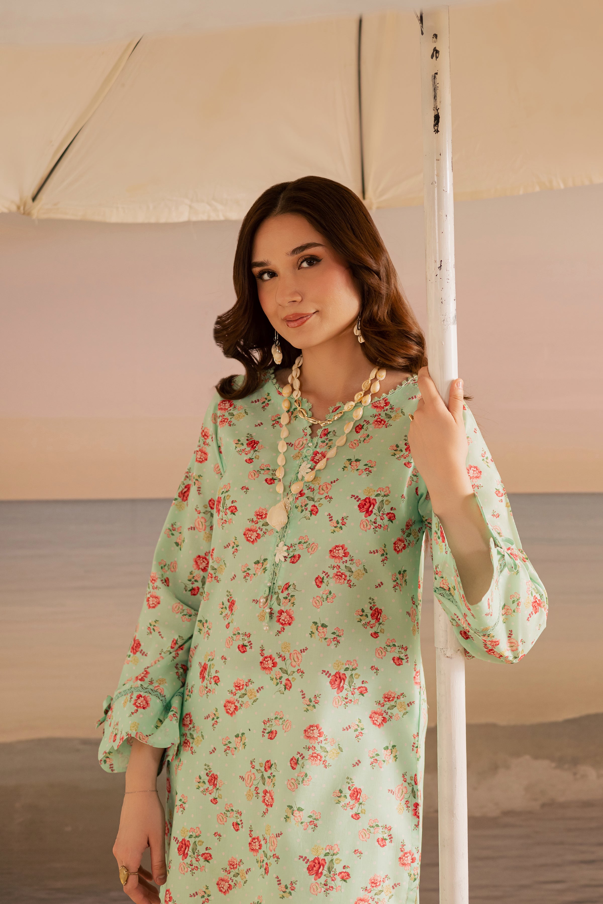  Joanna 2Pc - Printed Lawn Dress BATIKSS26  BATIK   XS / Green / Lawn-S / Green / Lawn-M / Green / Lawn-L / Green / Lawn-XL / Green / Lawn