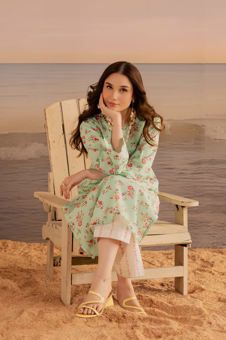  Joanna 2Pc - Printed Lawn Dress BATIKSS26  BATIK   XS / Green / Lawn-S / Green / Lawn-M / Green / Lawn-L / Green / Lawn-XL / Green / Lawn