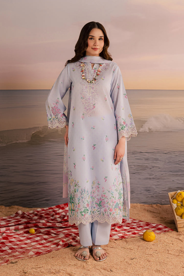  Joelle 3Pc - Printed Lawn Dress BATIKSS26  BATIK   XS / Periwinkle / Lawn-S / Periwinkle / Lawn-M / Periwinkle / Lawn-L / Periwinkle / Lawn-XL / Periwinkle / Lawn