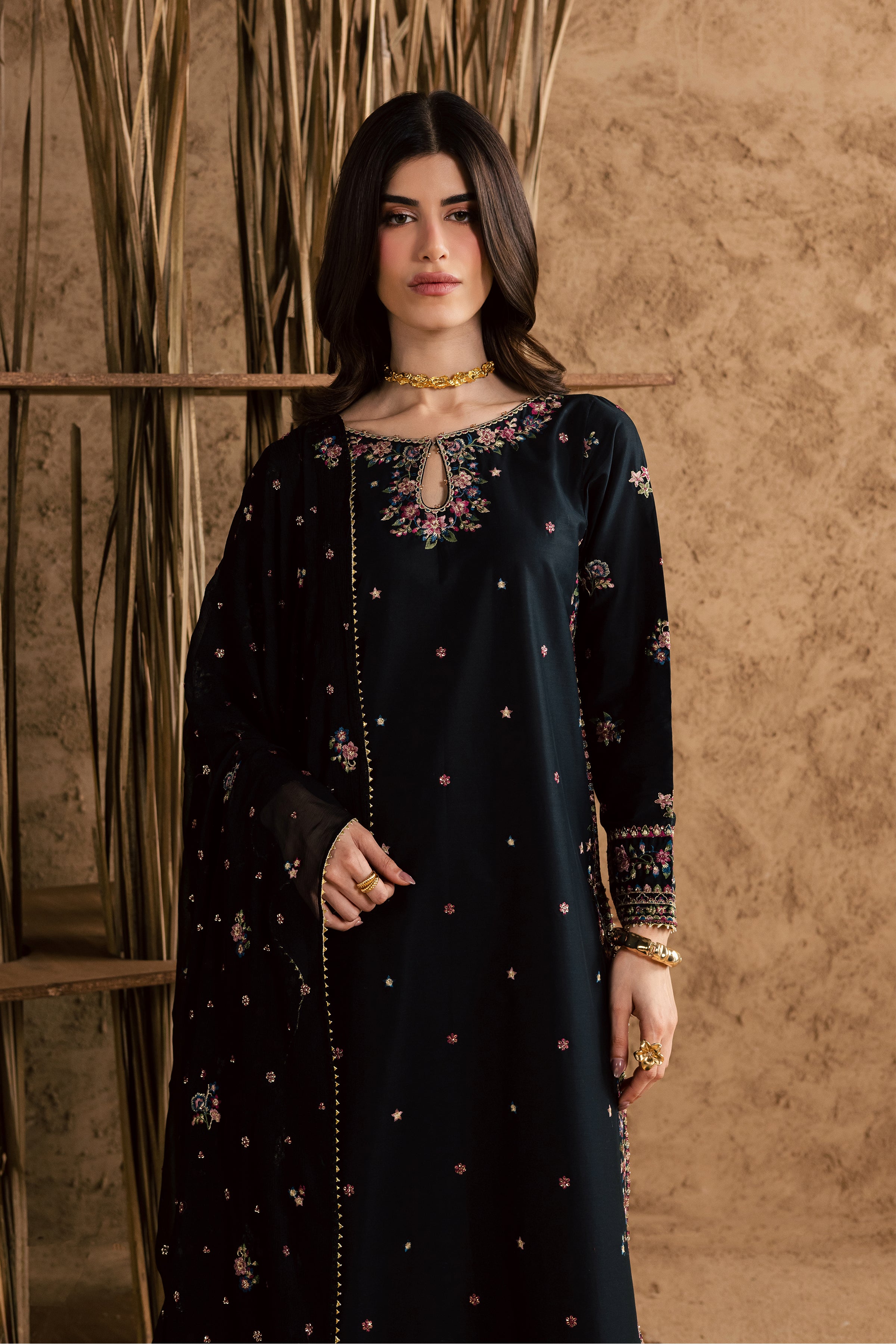  Johana 3Pc - Festive Eid Pret BATIKEID2026  BATIK   XS / Black / Giza-S / Black / Giza-M / Black / Giza-L / Black / Giza-XL / Black / Giza