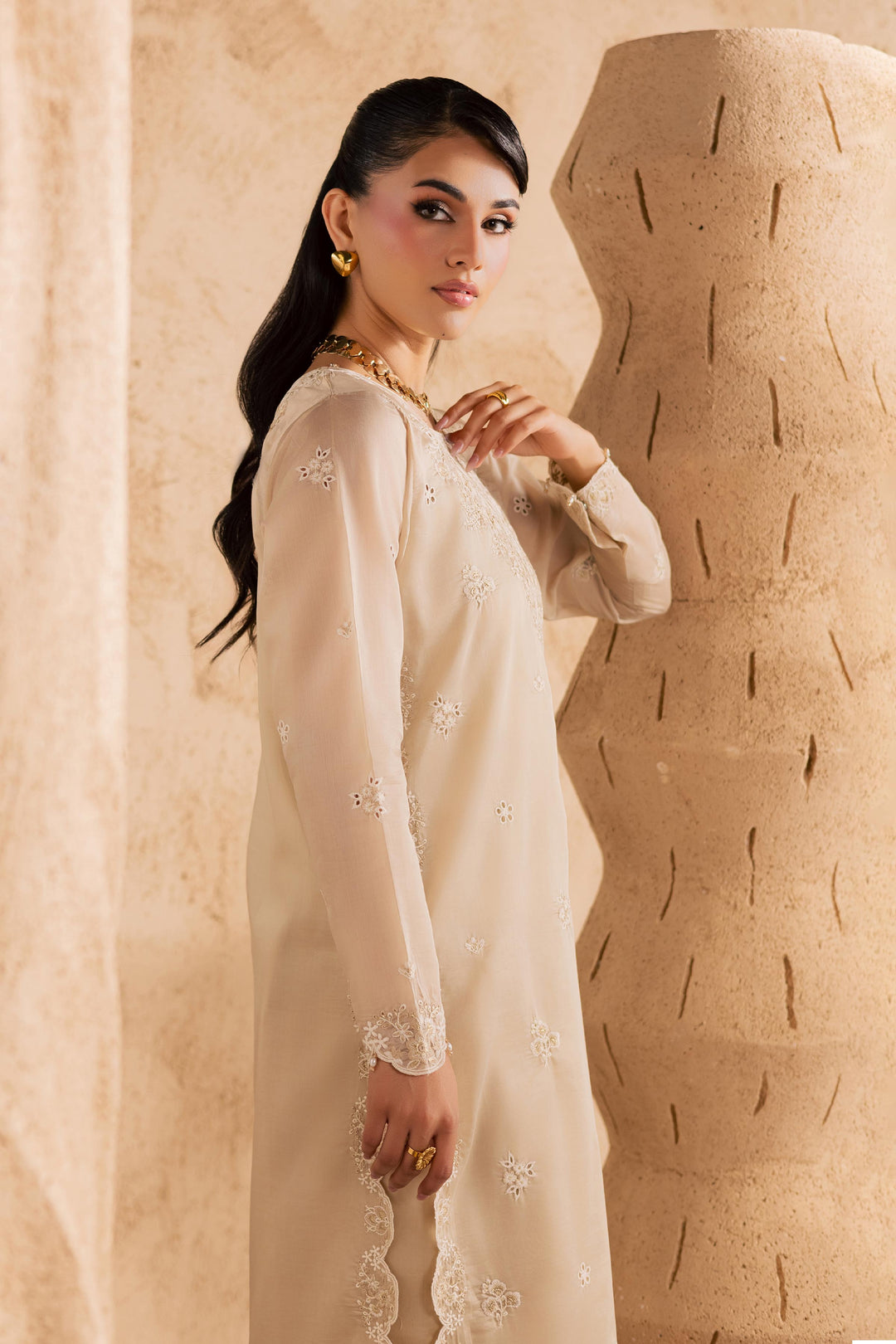  Jude 2Pc - Embroidered Festive Pret BATIKSS26  BATIK   XS / Skin / Paper Silk-S / Skin / Paper Silk-M / Skin / Paper Silk-L / Skin / Paper Silk-XL / Skin / Paper Silk