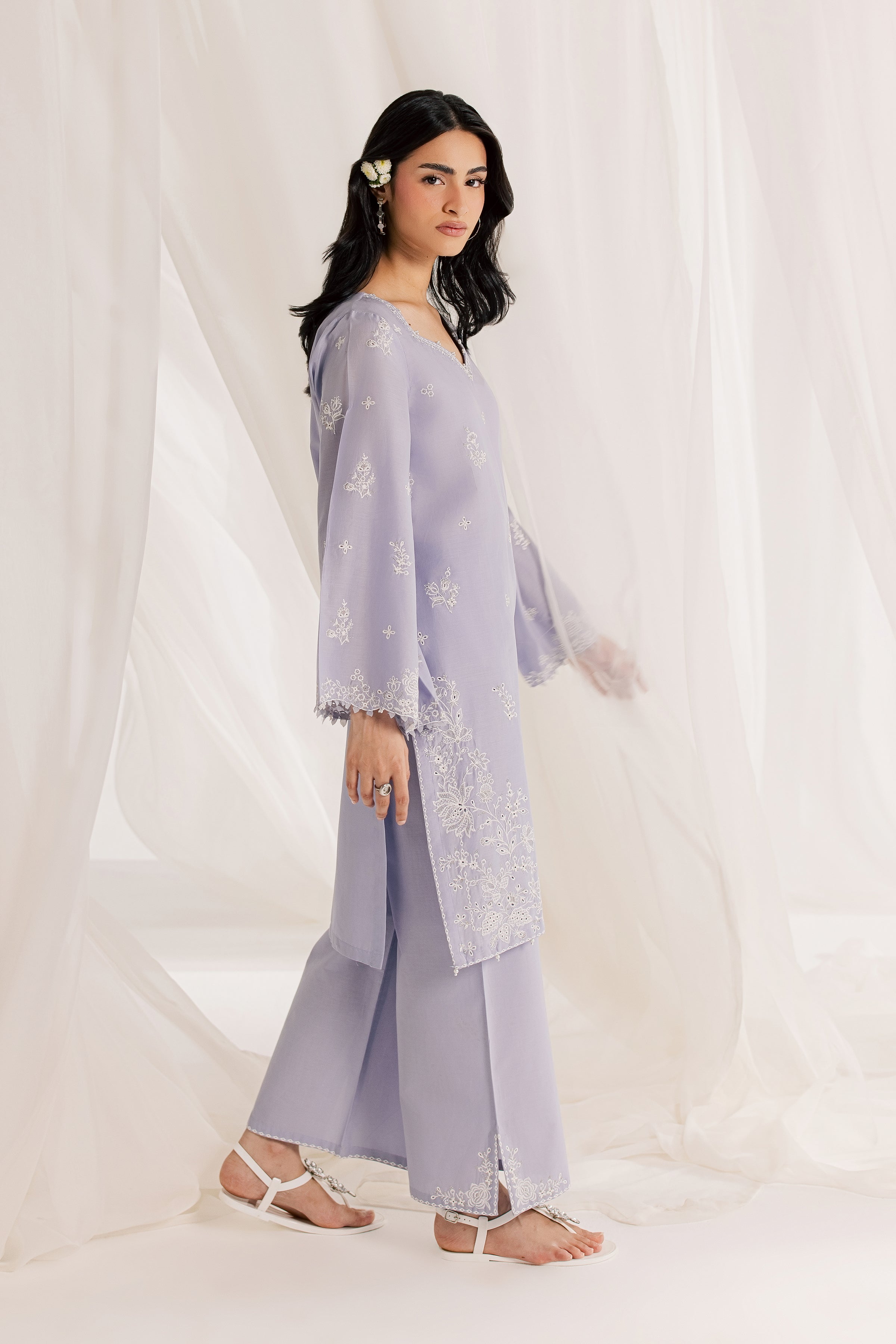  Junie 2Pc - Embroidered Lawn Dress EverydayEdit26  BATIK   XS / Languid Lavender / Pima Lawn-S / Languid Lavender / Pima Lawn-M / Languid Lavender / Pima Lawn-L / Languid Lavender / Pima Lawn-XL / Languid Lavender / Pima Lawn