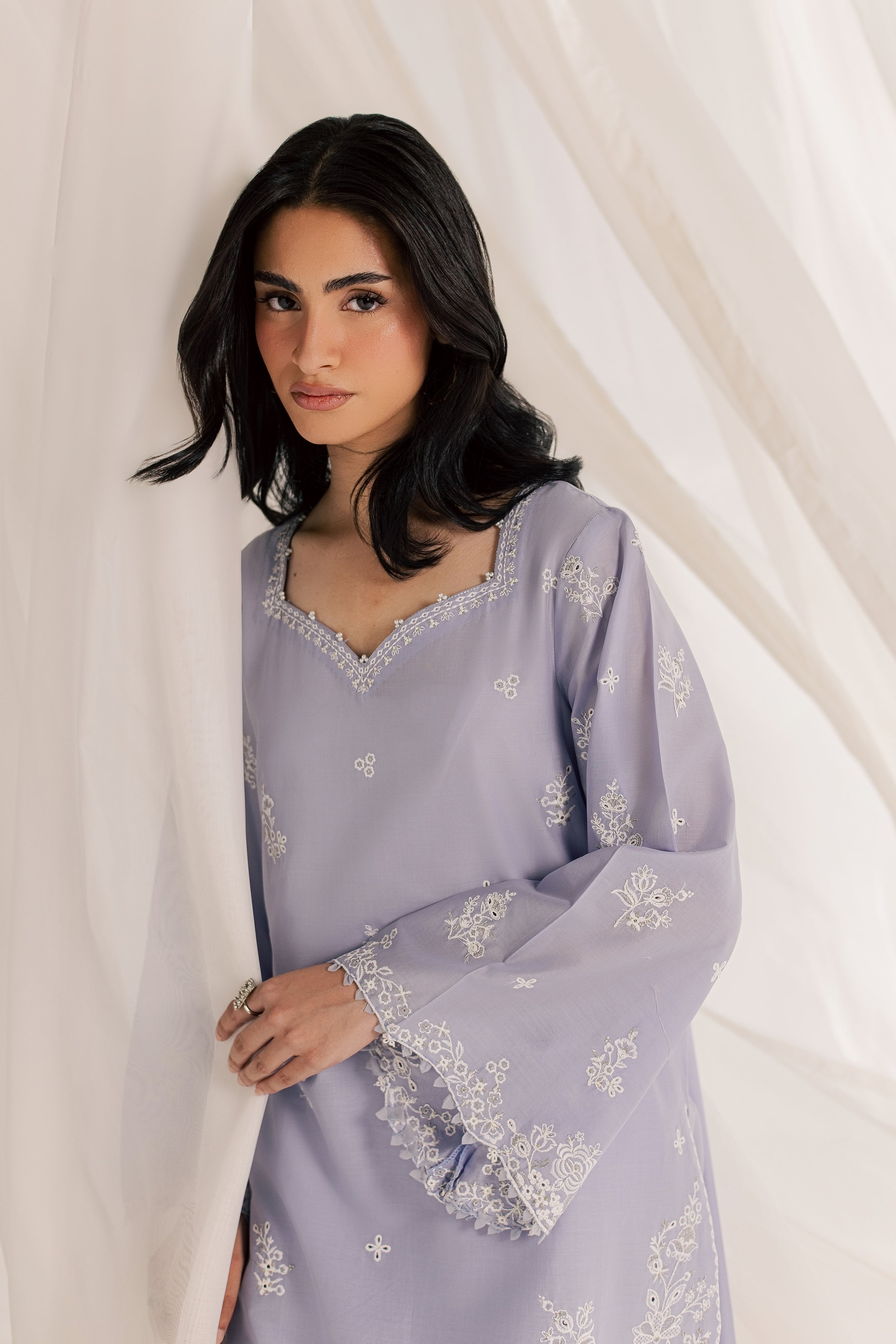  Junie 2Pc - Embroidered Lawn Dress EverydayEdit26  BATIK   XS / Languid Lavender / Pima Lawn-S / Languid Lavender / Pima Lawn-M / Languid Lavender / Pima Lawn-L / Languid Lavender / Pima Lawn-XL / Languid Lavender / Pima Lawn
