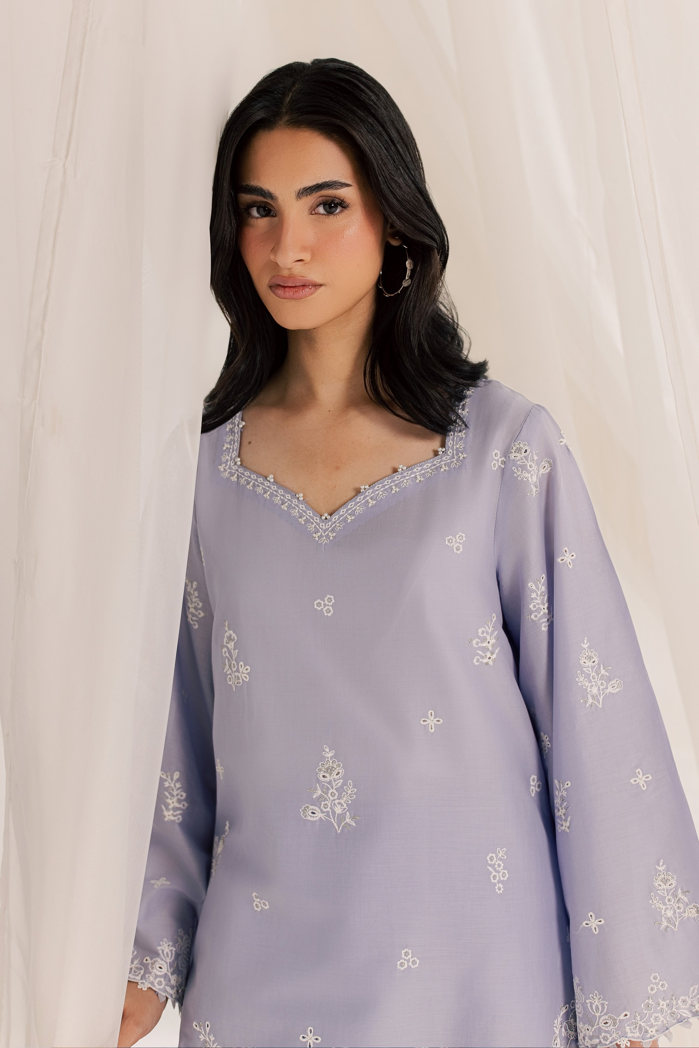 Junie 2Pc - Embroidered Lawn Dress EverydayEdit26  BATIK   XS / Languid Lavender / Pima Lawn-S / Languid Lavender / Pima Lawn-M / Languid Lavender / Pima Lawn-L / Languid Lavender / Pima Lawn-XL / Languid Lavender / Pima Lawn