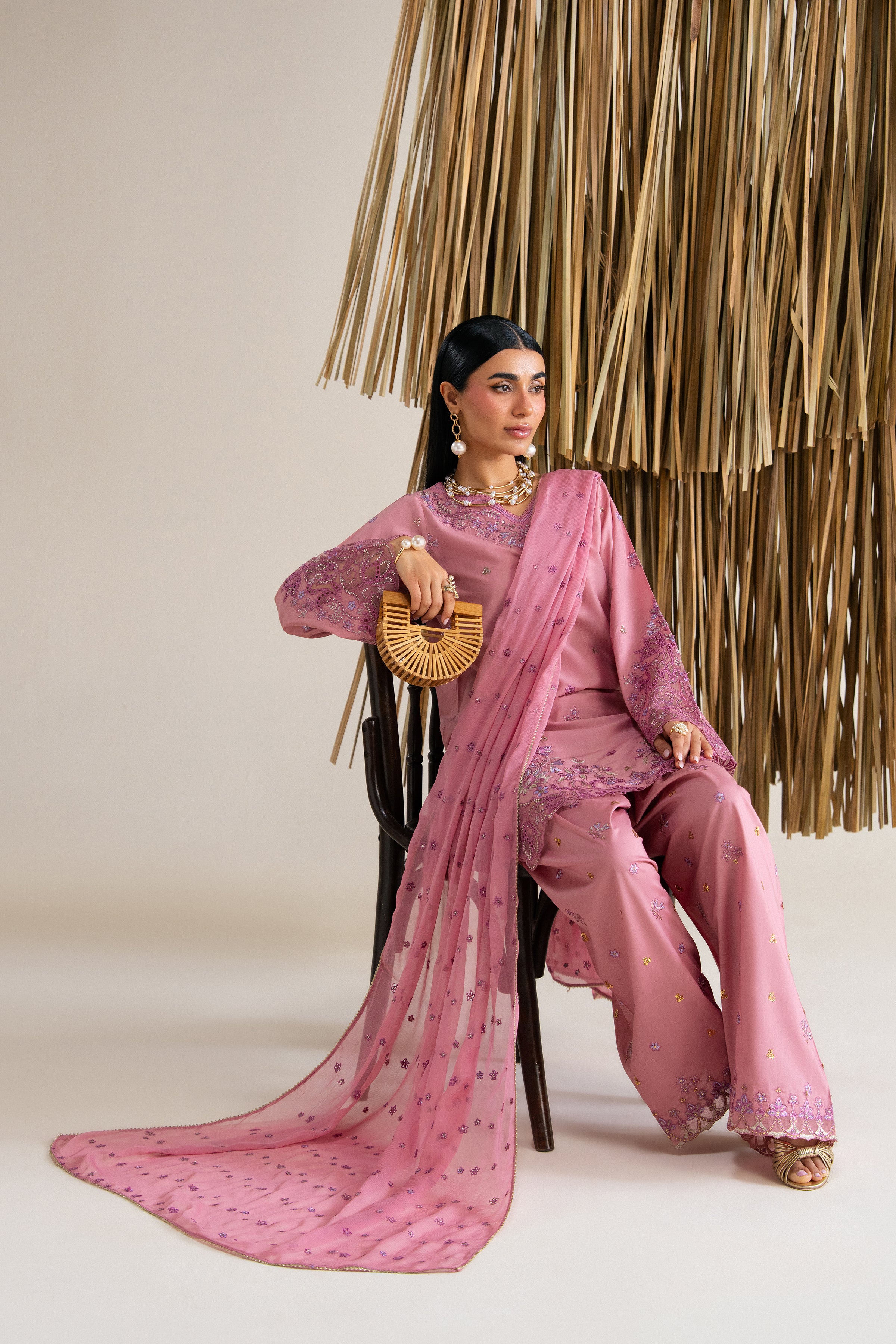  Kaia 3Pc - Festive Eid Pret BATIKSS26  BATIK   XS / Tea Pink / Giza-S / Tea Pink / Giza-M / Tea Pink / Giza-L / Tea Pink / Giza-XL / Tea Pink / Giza