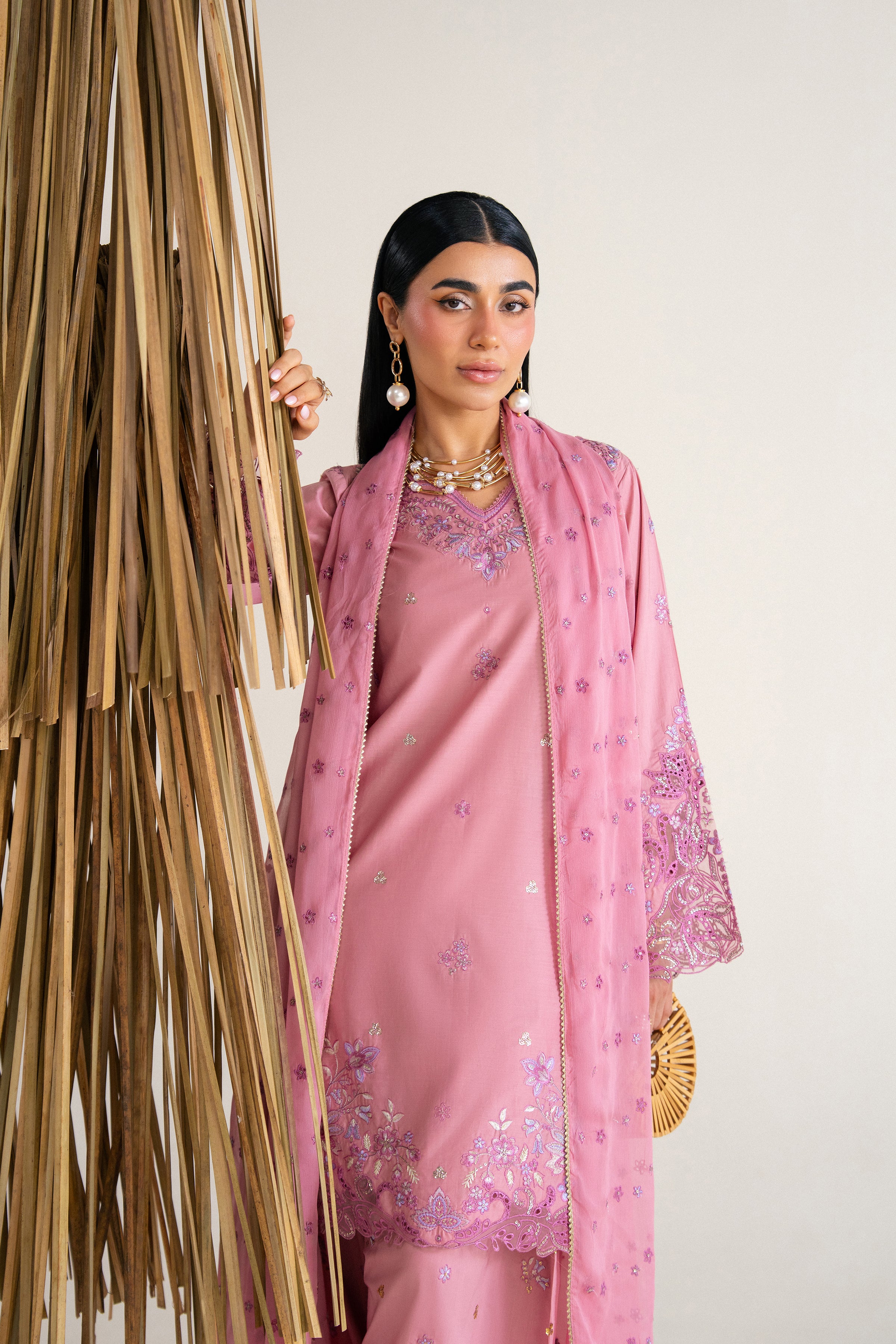  Kaia 3Pc - Festive Eid Pret BATIKSS26  BATIK   XS / Tea Pink / Giza-S / Tea Pink / Giza-M / Tea Pink / Giza-L / Tea Pink / Giza-XL / Tea Pink / Giza