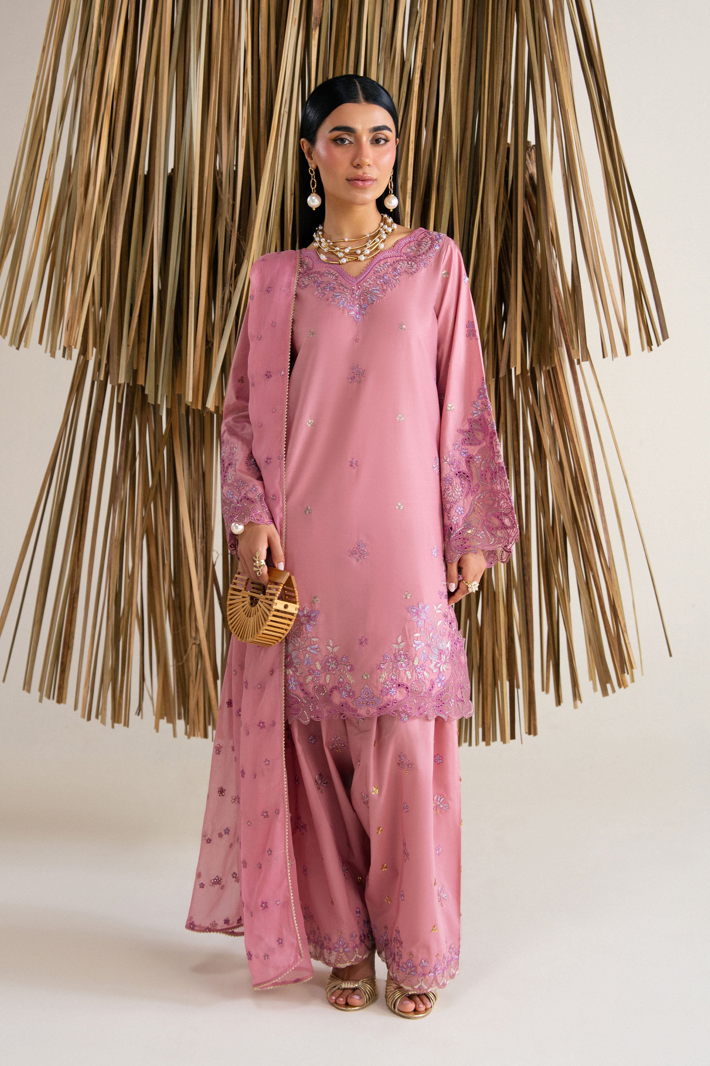  Kaia 3Pc - Festive Eid Pret BATIKSS26  BATIK   XS / Tea Pink / Giza-S / Tea Pink / Giza-M / Tea Pink / Giza-L / Tea Pink / Giza-XL / Tea Pink / Giza