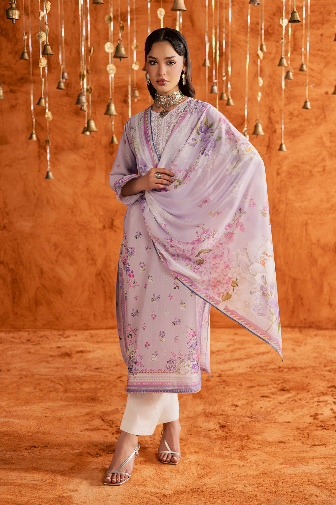  Khayaal 3Pc - Printed Lawn Dress BATIKEID2026  BATIK   XS / Lilac / Lawn-S / Lilac / Lawn-M / Lilac / Lawn-L / Lilac / Lawn-XL / Lilac / Lawn