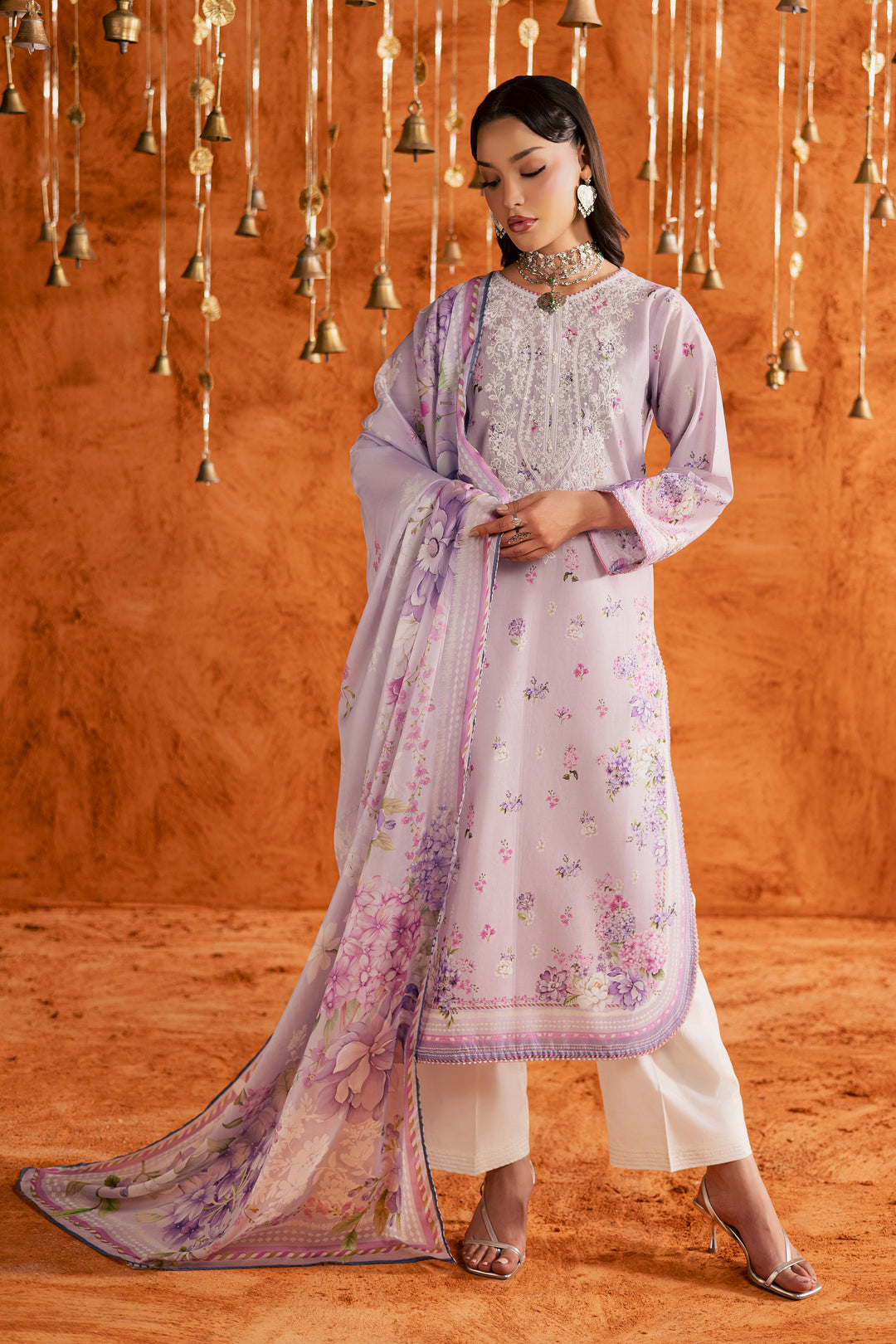  Khayaal 3Pc - Printed Lawn Dress BATIKEID2026  BATIK   XS / Lilac / Lawn-S / Lilac / Lawn-M / Lilac / Lawn-L / Lilac / Lawn-XL / Lilac / Lawn
