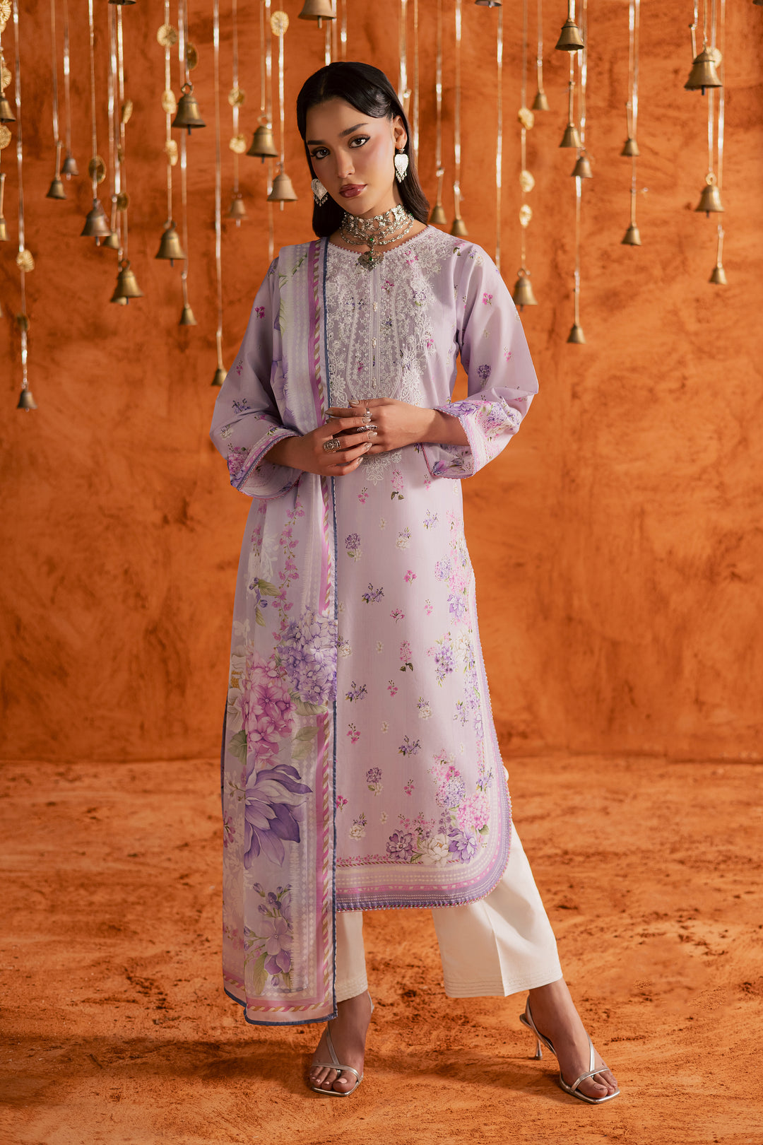  Khayaal 3Pc - Printed Lawn Dress BATIKEID2026  BATIK   XS / Lilac / Lawn-S / Lilac / Lawn-M / Lilac / Lawn-L / Lilac / Lawn-XL / Lilac / Lawn