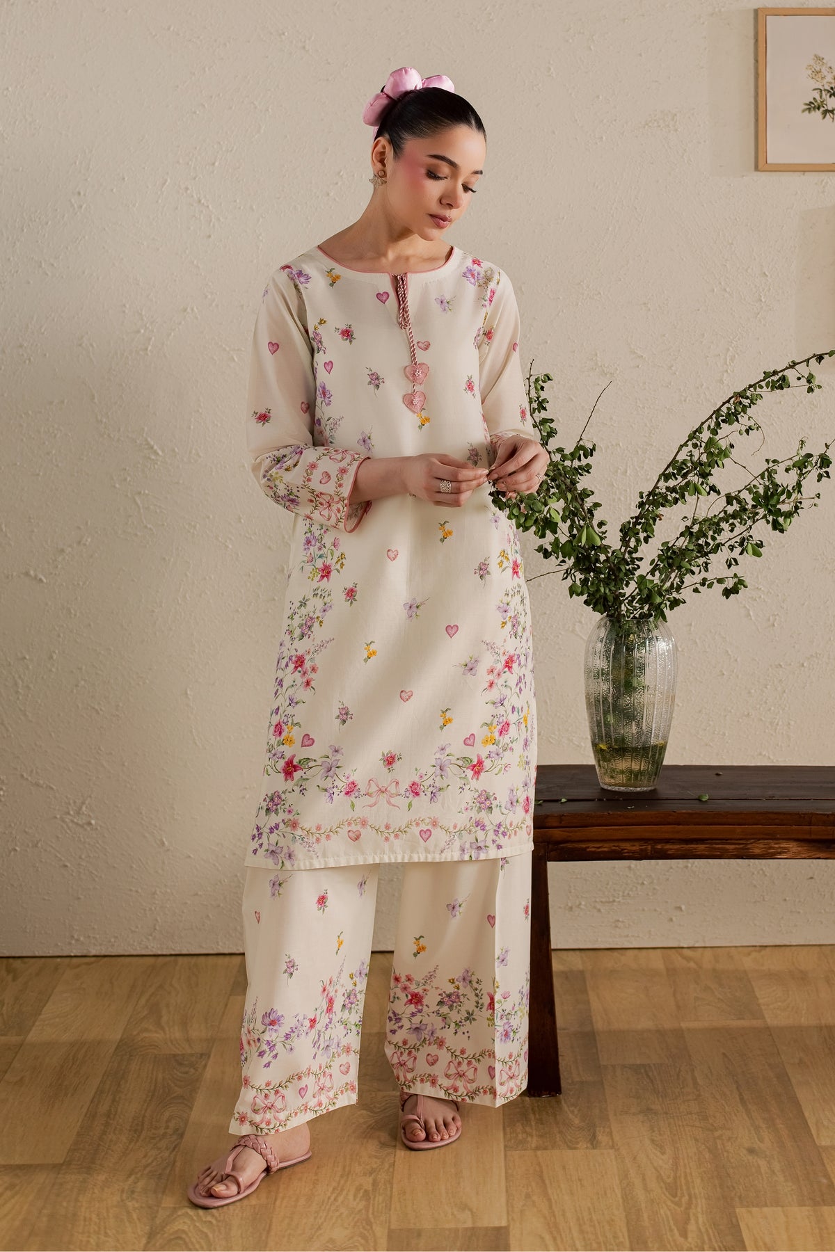  Khelani 2Pc - Printed Lawn Dress BATIKSS26  BATIK   XS / Off White / Lawn-S / Off White / Lawn-M / Off White / Lawn-L / Off White / Lawn-XL / Off White / Lawn