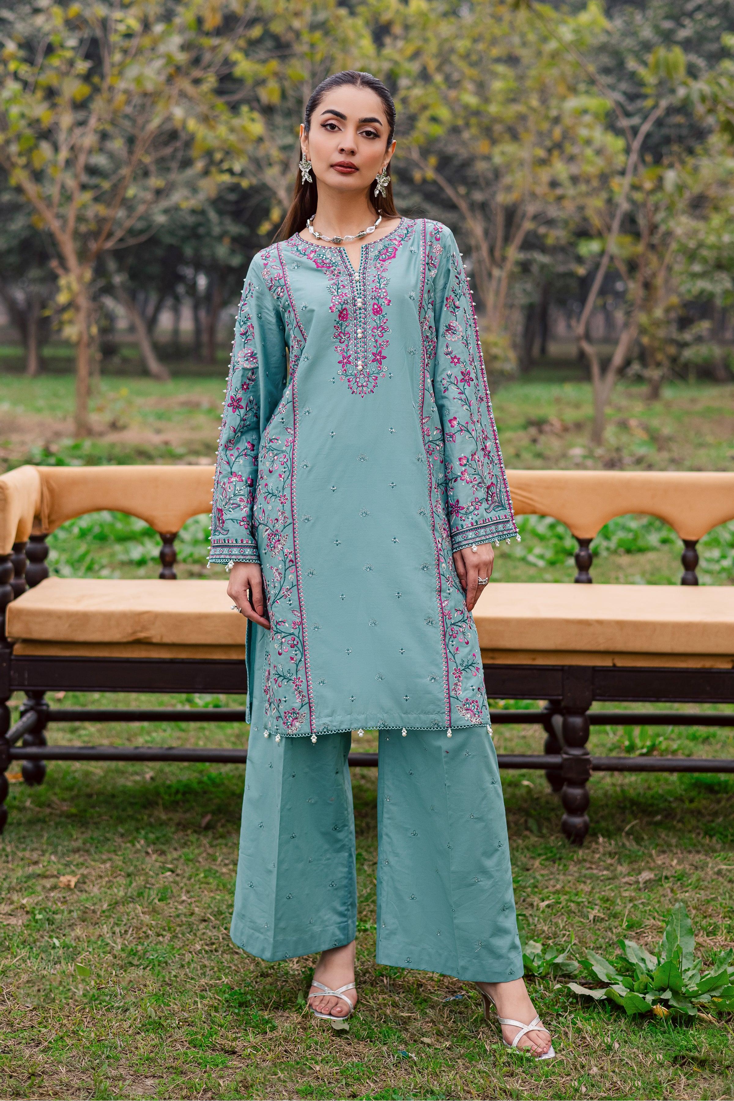  Khushbakht 2Pc - Festive Embroidered Lawn BATIKEID2026  BATIK   XS / Slate Blue / Pima Lawn-S / Slate Blue / Pima Lawn-M / Slate Blue / Pima Lawn-L / Slate Blue / Pima Lawn-XL / Slate Blue / Pima Lawn