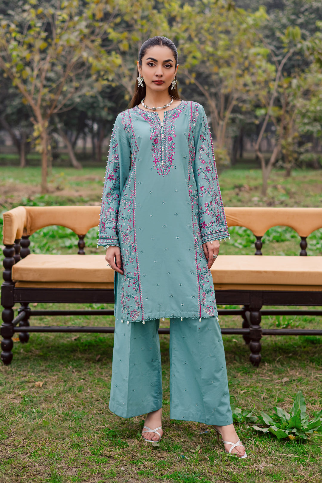  Khushbakht 2Pc - Festive Embroidered Lawn BATIKEID2026  BATIK   XS / Slate Blue / Pima Lawn-S / Slate Blue / Pima Lawn-M / Slate Blue / Pima Lawn-L / Slate Blue / Pima Lawn-XL / Slate Blue / Pima Lawn