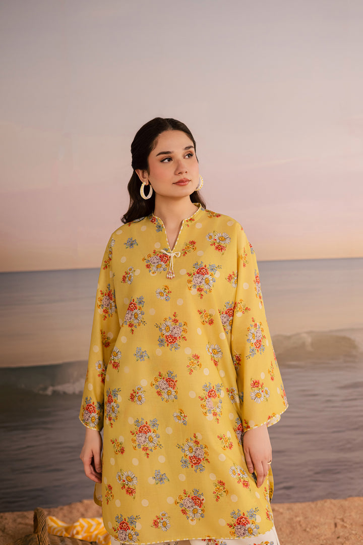  Kirara 2Pc - Printed Lawn Dress BATIKSS26  BATIK   XS / Yellow / Lawn-S / Yellow / Lawn-M / Yellow / Lawn-L / Yellow / Lawn-XL / Yellow / Lawn