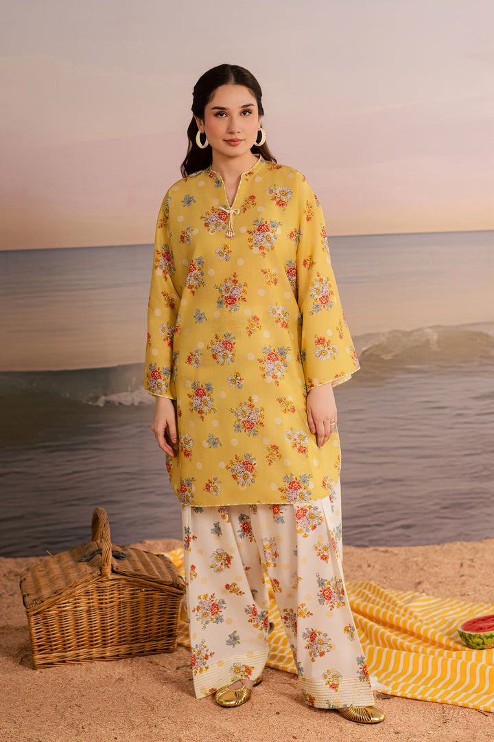  Kirara 2Pc - Printed Lawn Dress BATIKSS26  BATIK   XS / Yellow / Lawn-S / Yellow / Lawn-M / Yellow / Lawn-L / Yellow / Lawn-XL / Yellow / Lawn