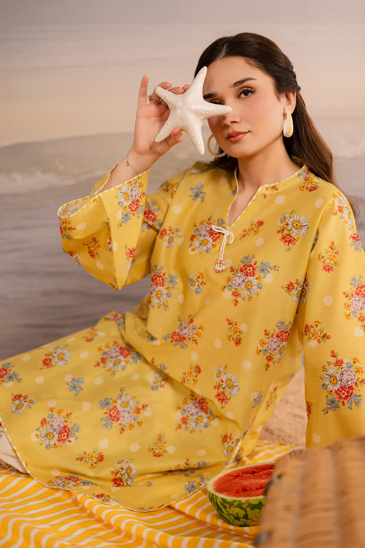  Kirara 2Pc - Printed Lawn Dress BATIKSS26  BATIK   XS / Yellow / Lawn-S / Yellow / Lawn-M / Yellow / Lawn-L / Yellow / Lawn-XL / Yellow / Lawn