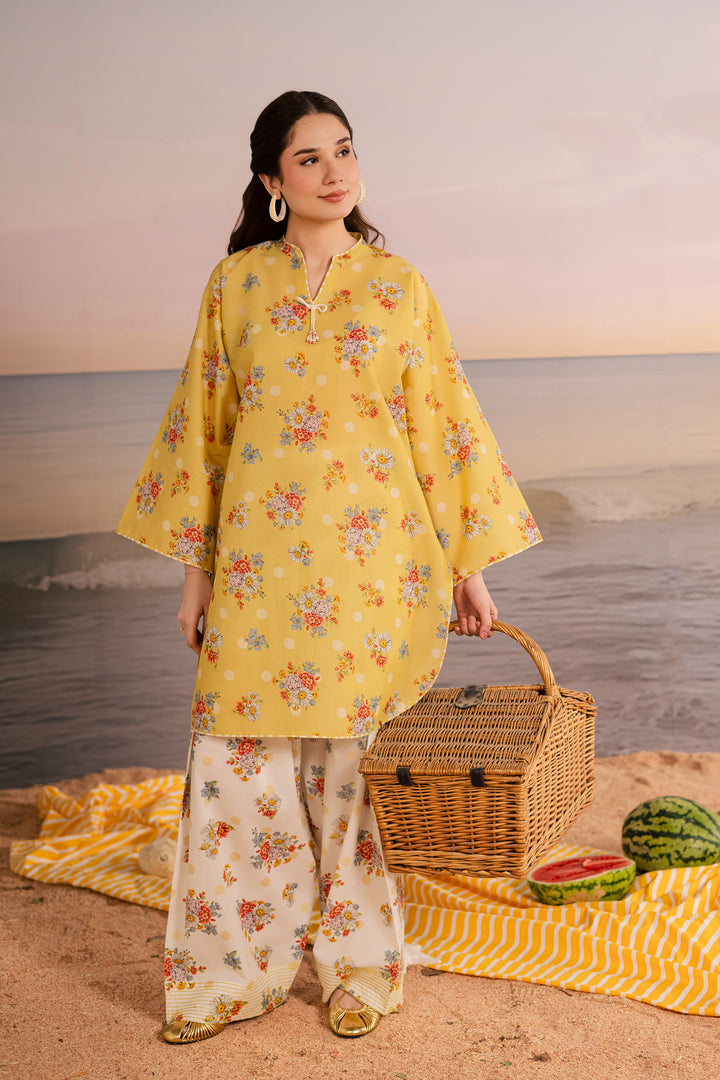  Kirara 2Pc - Printed Lawn Dress BATIKSS26  BATIK   XS / Yellow / Lawn-S / Yellow / Lawn-M / Yellow / Lawn-L / Yellow / Lawn-XL / Yellow / Lawn