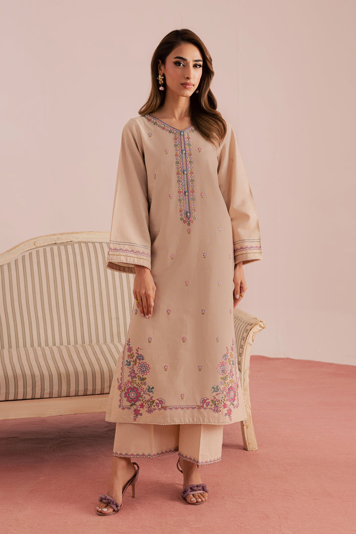  Lacey 2Pc - Embroidered Khaddar Dress BATIK WINTER PRET 2025  BATIK   XS / Ivory / Khaddar-S / Ivory / Khaddar-M / Ivory / Khaddar-L / Ivory / Khaddar-XL / Ivory / Khaddar